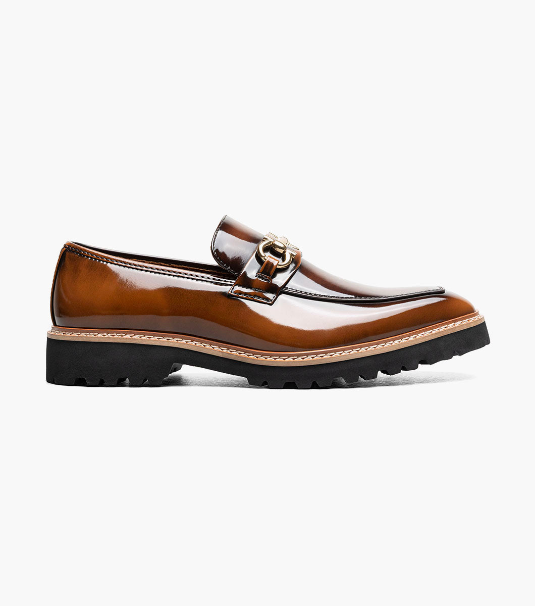 Stacy Adams Shoes Carabello Moc Toe Bit Slip On Brown Multi Size 10.5