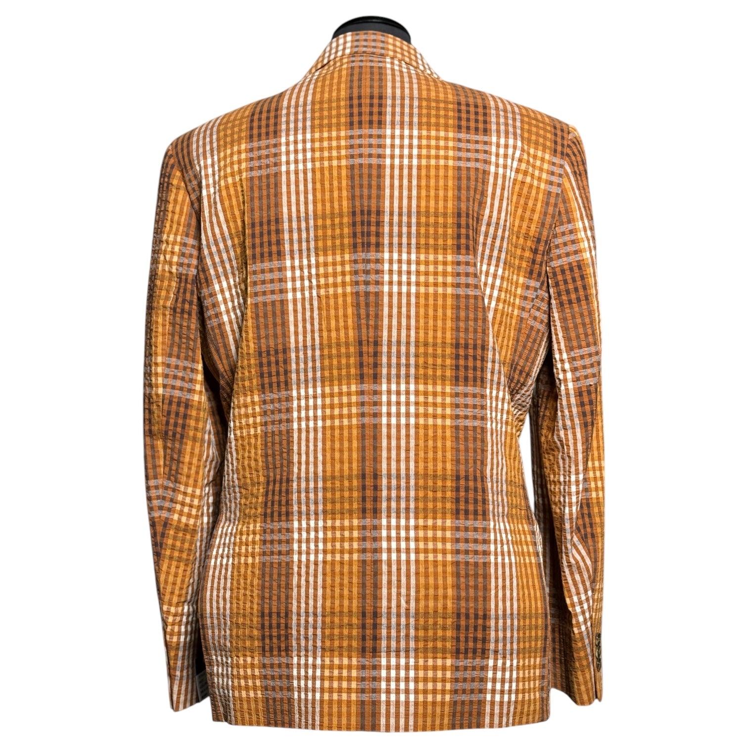 Inserch Seersucker "Countach" Blazer (Brown Multi)