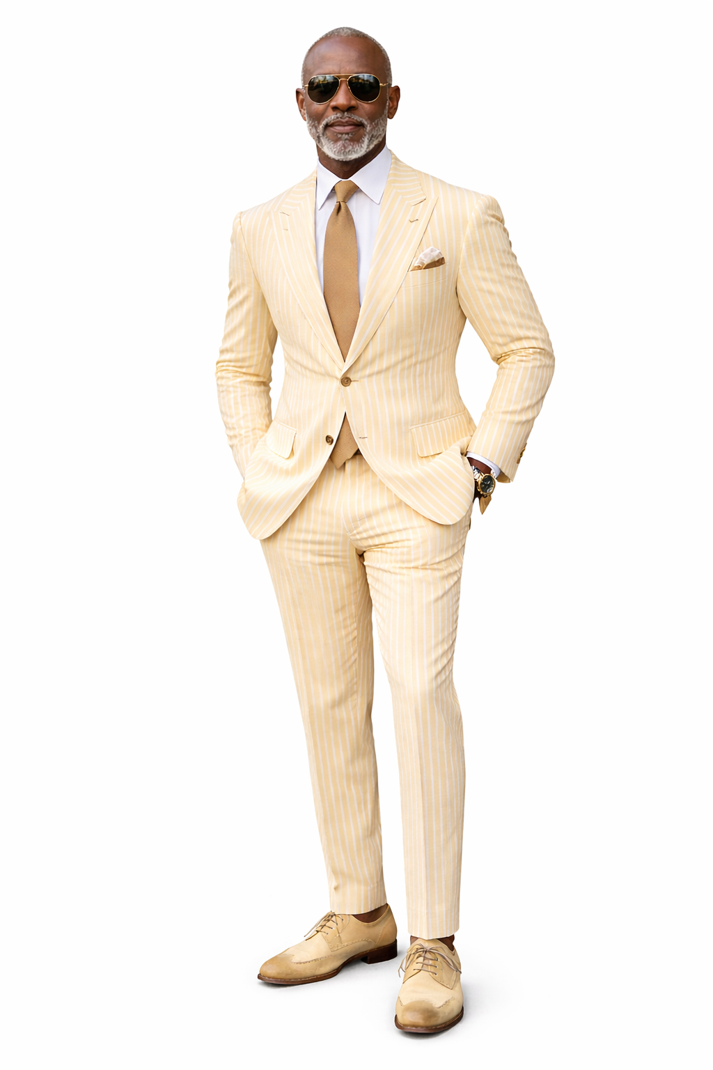 Inserch Men’s Wide Stripe Seersucker Suit – Yuzu