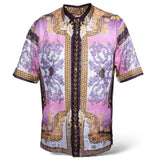 Prestige Lace Printed Shirt (Purple) 600