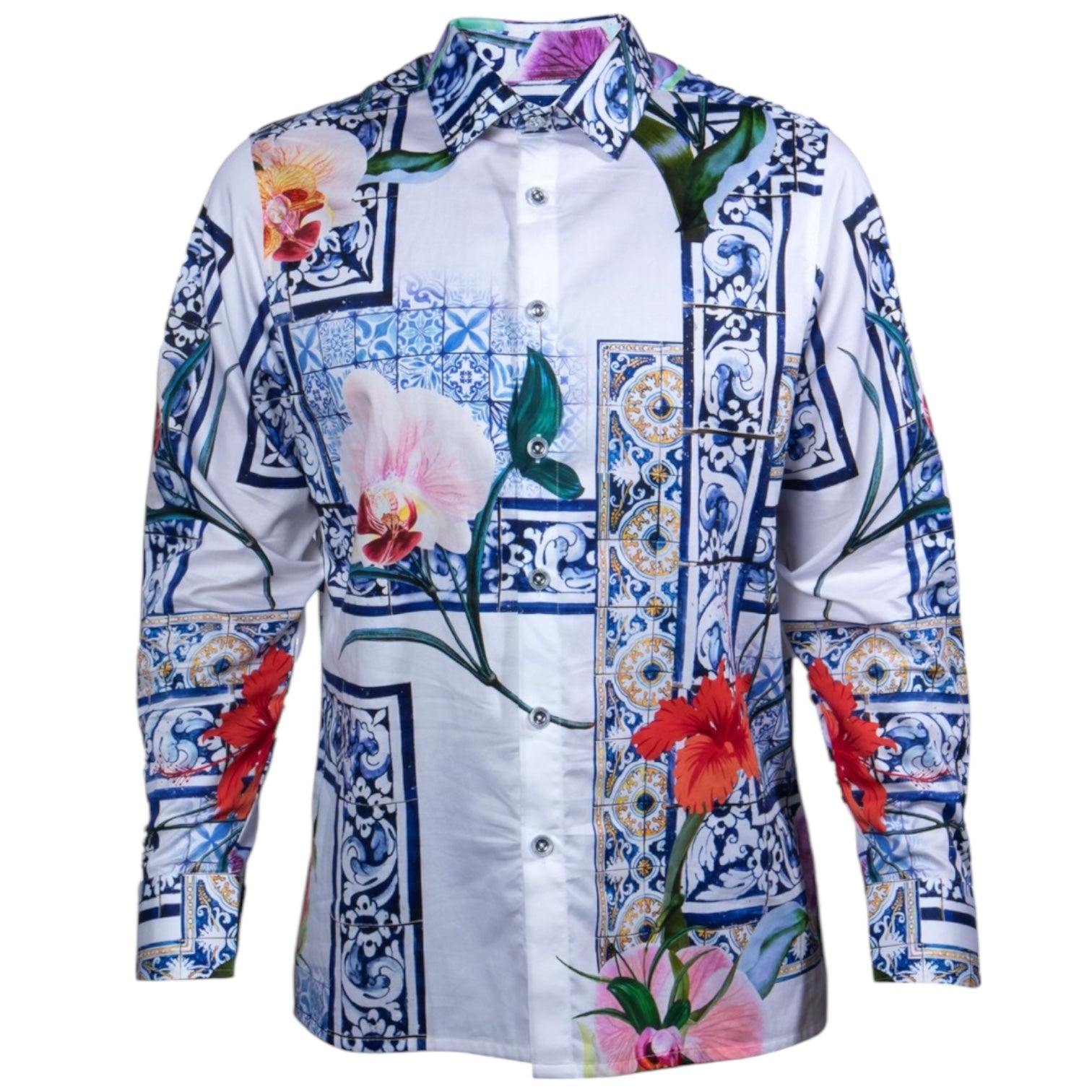 Prestige Cotton Luxury Shirt (Royal) 451