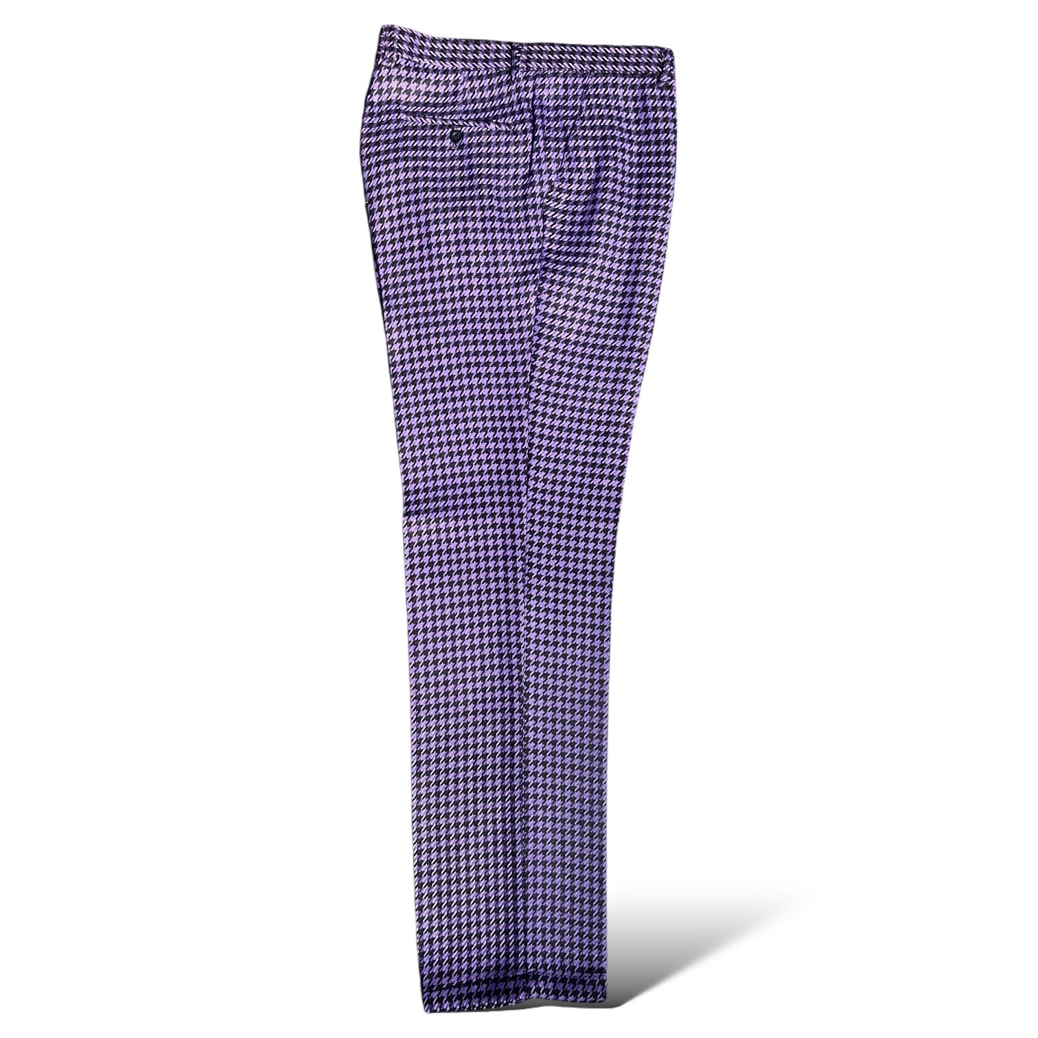 mens purple dress slacks Prestige Men’s Purple/Black Plaid Dress Pants – Purple 305 36