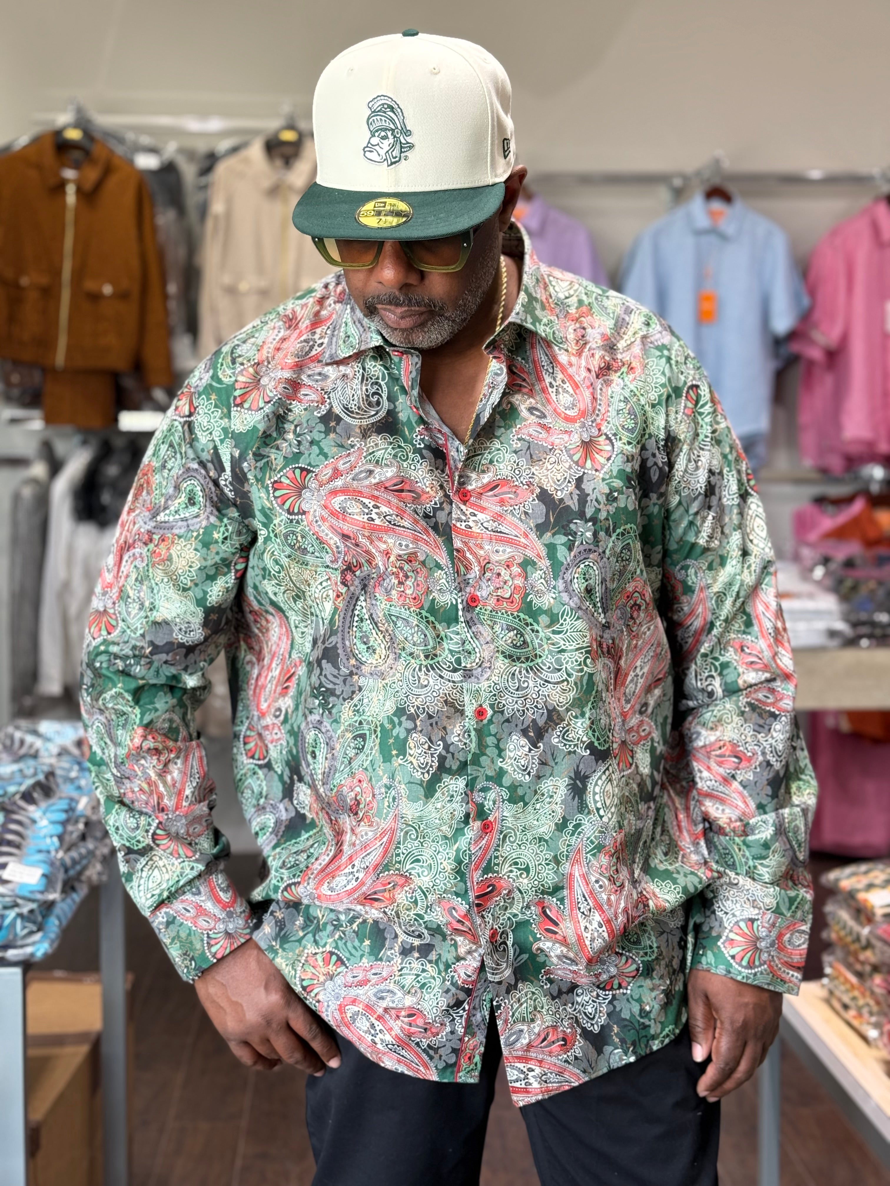 Cigar Couture "Dexter" Shirt (Forest) 5019