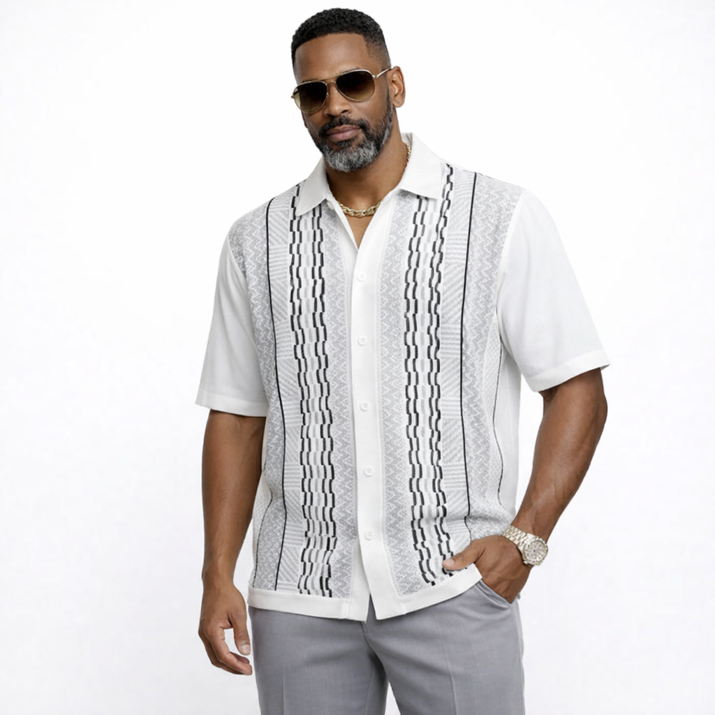 Silversilk Men’s 2-Piece Walking Suit – Knit Set – Gray 21015