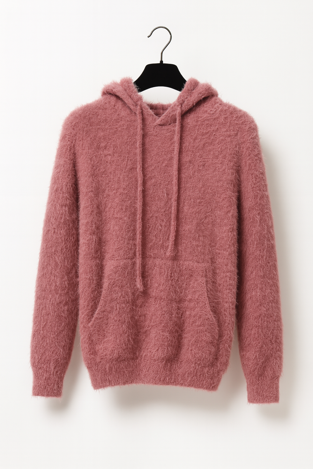 Men’s Soft Knit Hoodie Sweater – Rose