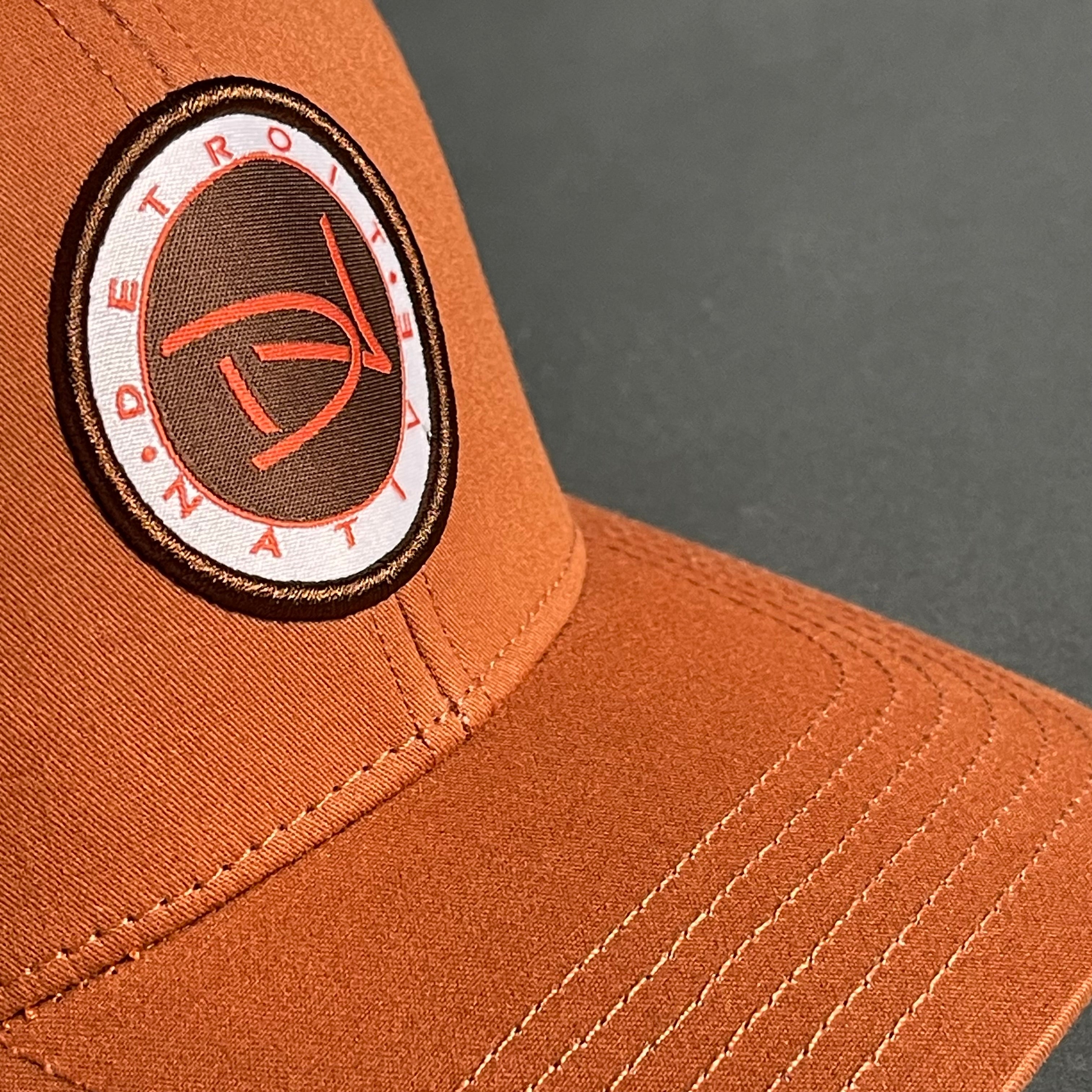 Detroit Native "Logo" Core Hat (Brown/Orange)