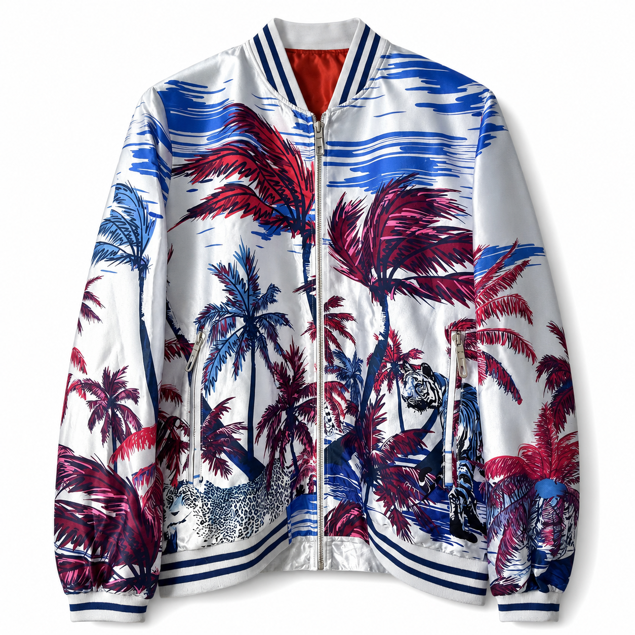 BRX Supreme Bomber Jacket Blue Tropics