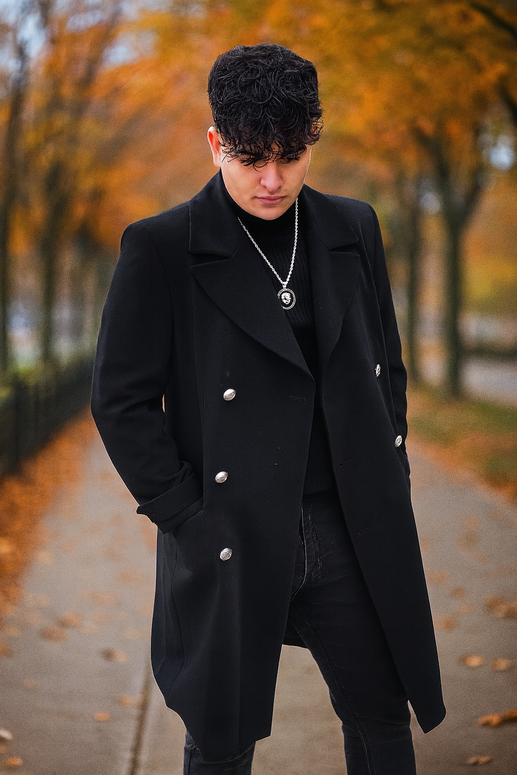 Berlin DB Lightweight Trench Coat (Black)