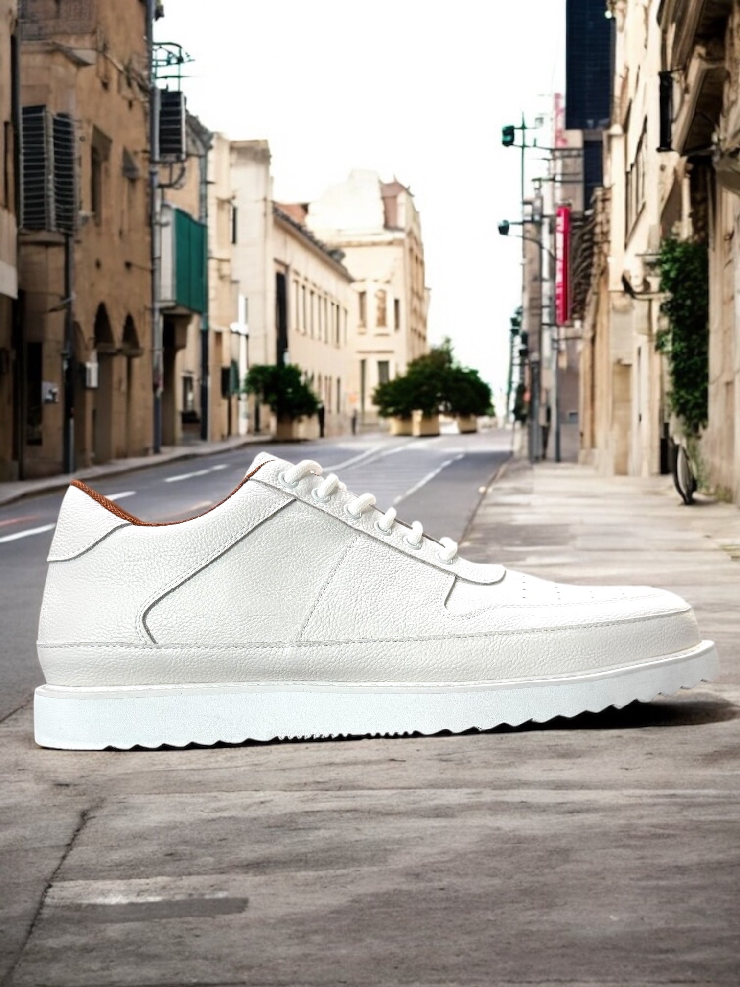 Tayno Casual Sneaker Shoe (White)