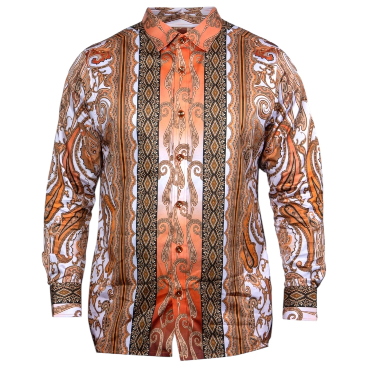 Prestige Cotton Luxury Shirt (Rust) 401
