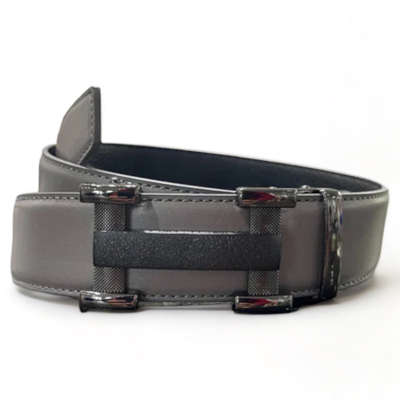 Designer fashion belt (Gray) H-slide