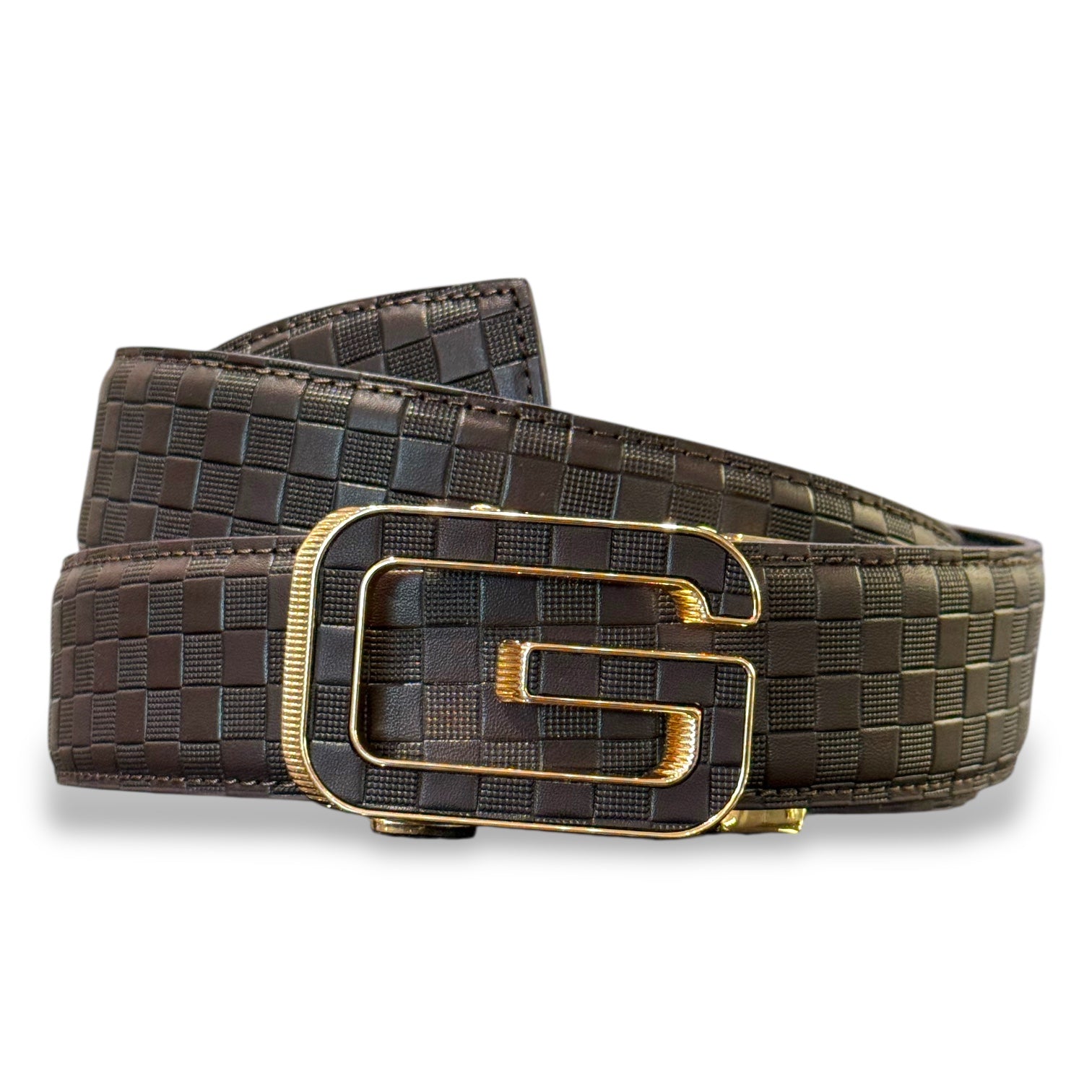 Designer fashion belt (Brown) G