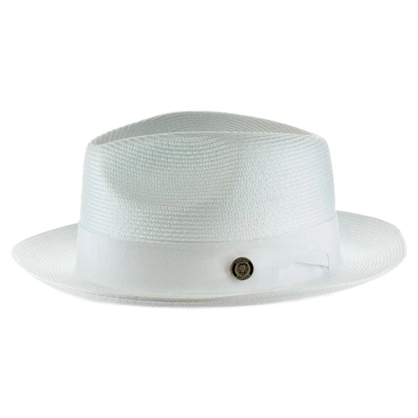 Bruno Straw "Fransesco" Hat (White)