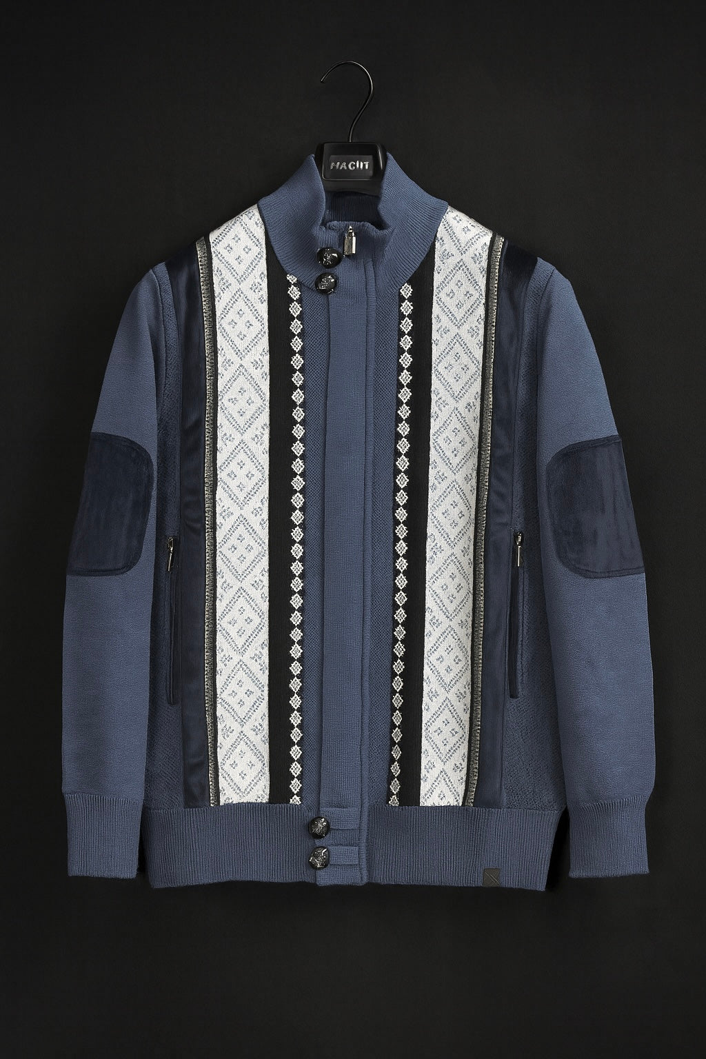 Silversilk Sweater Jacket (Indigo) 11007