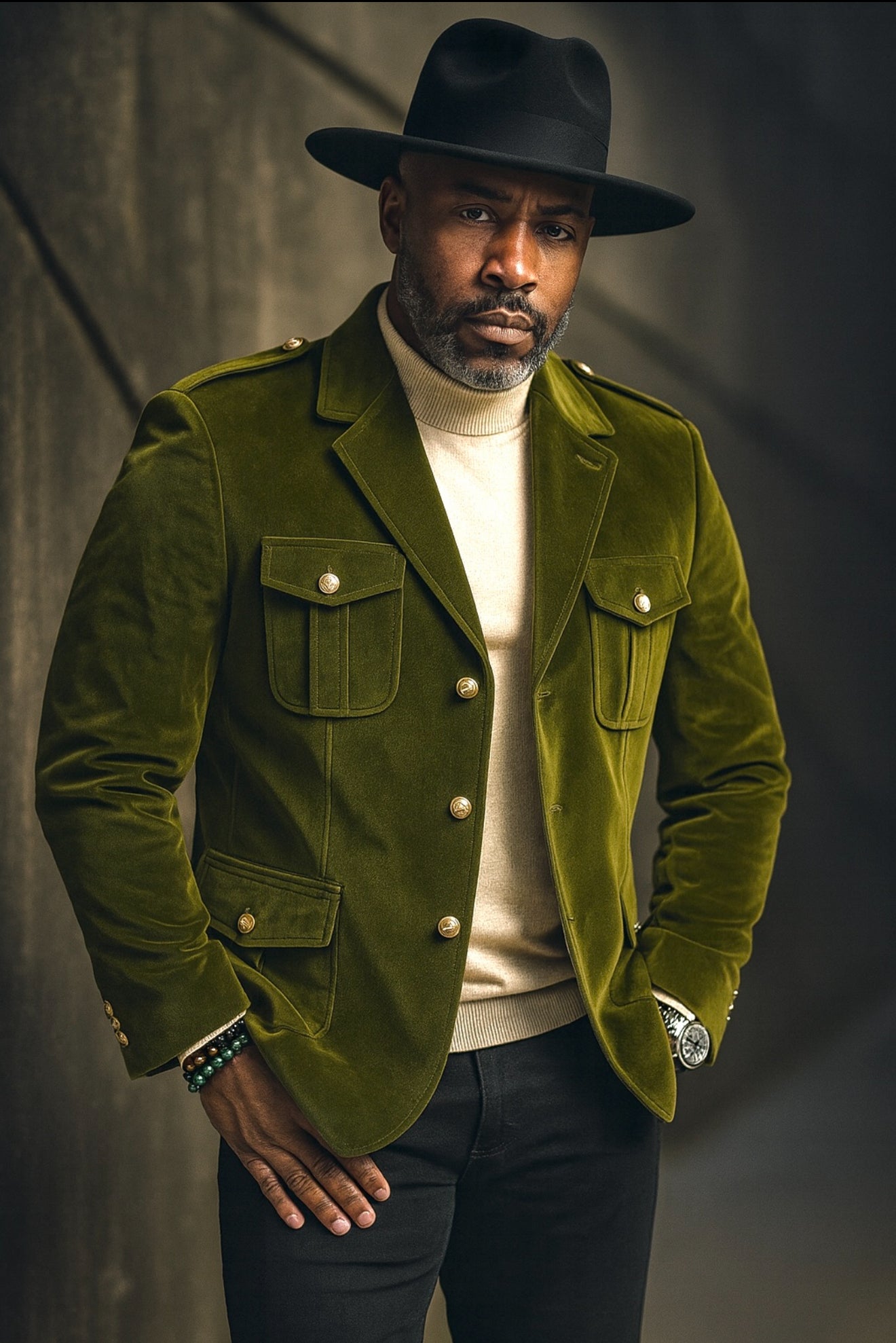 Inserch Military Blazer 569 (Green)