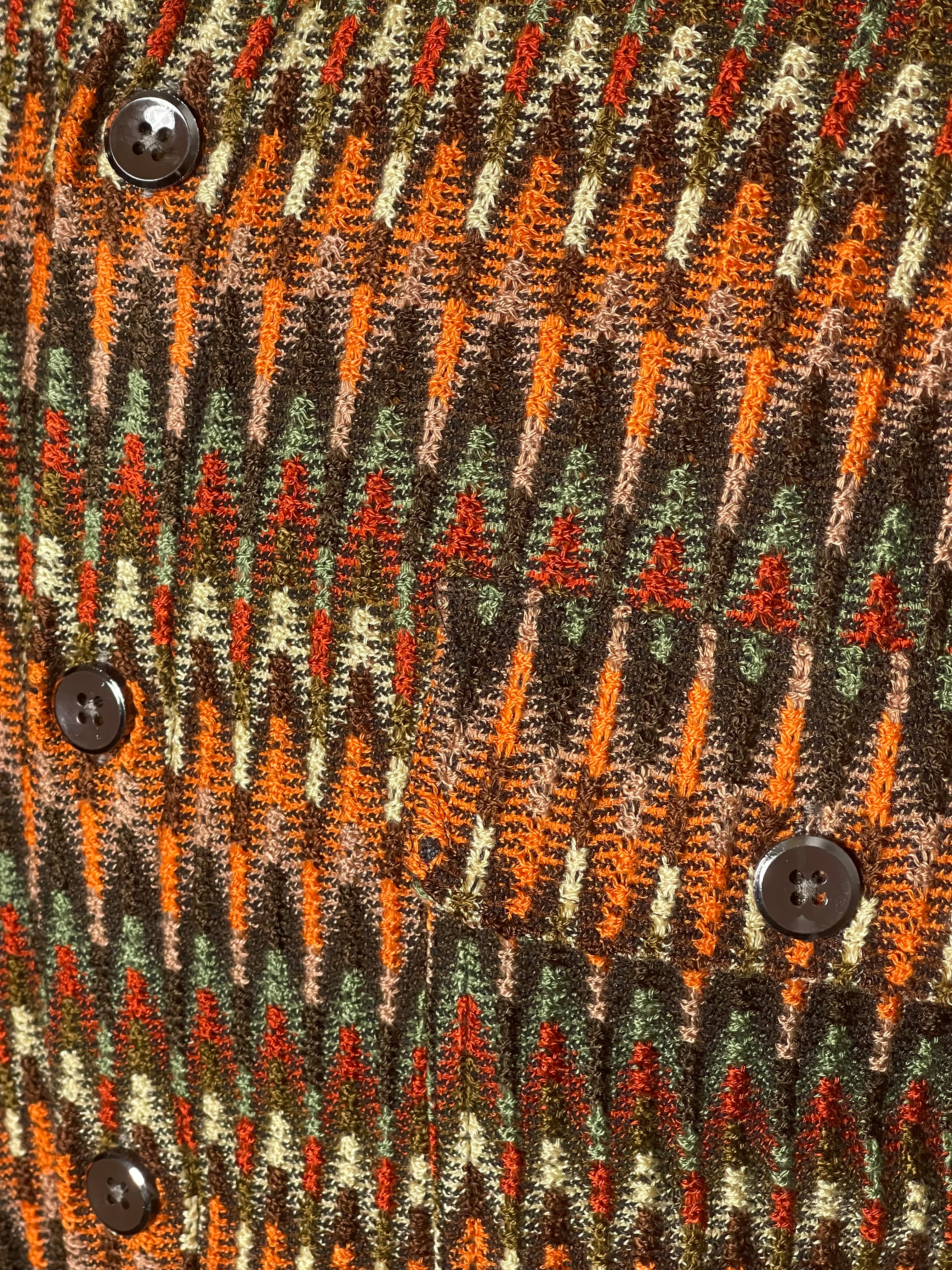 Lanzino Shirt Jacket (Rust/Green/Brown)