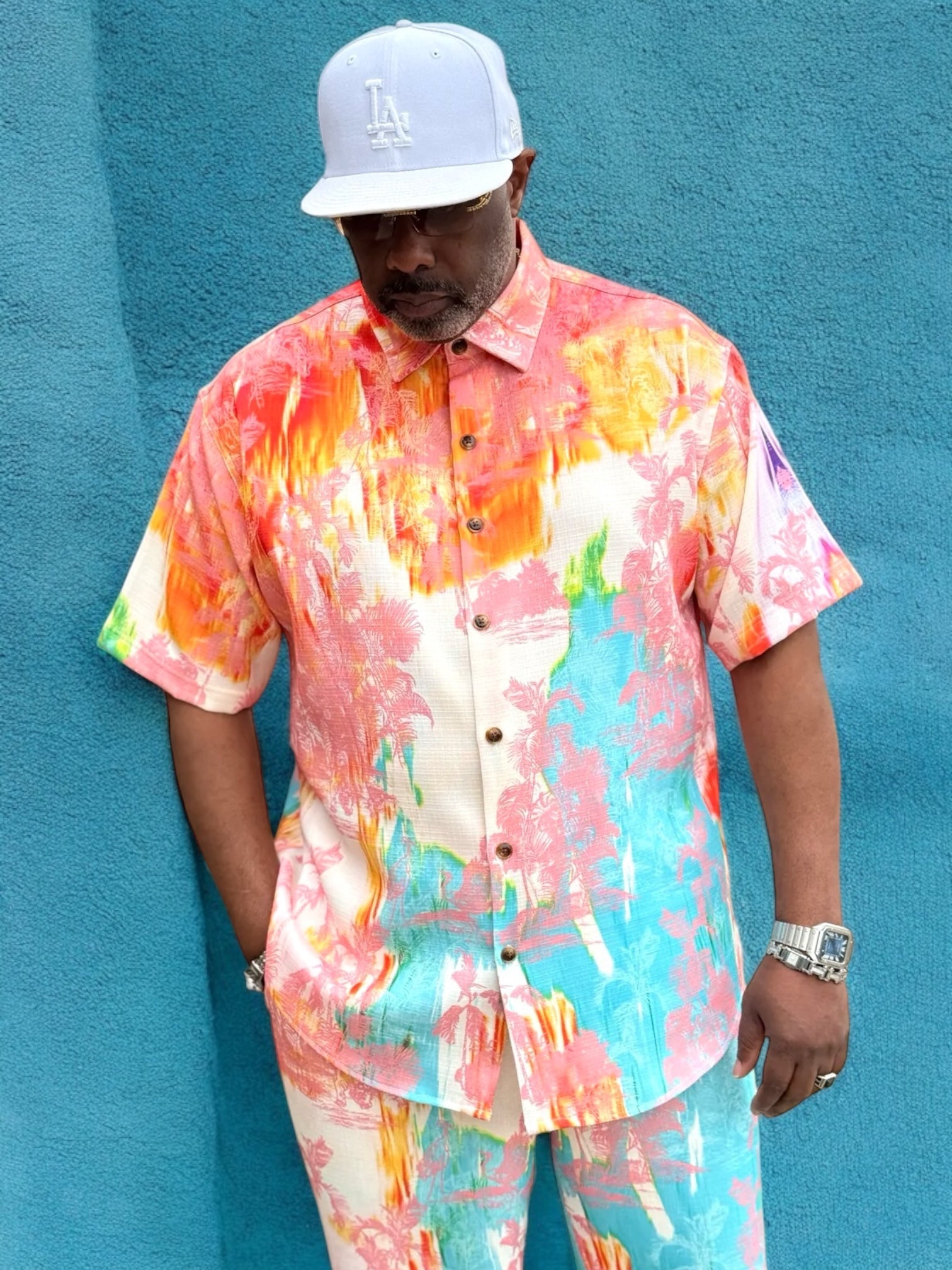 Lanzino Luxury Short Set (Multi) 220