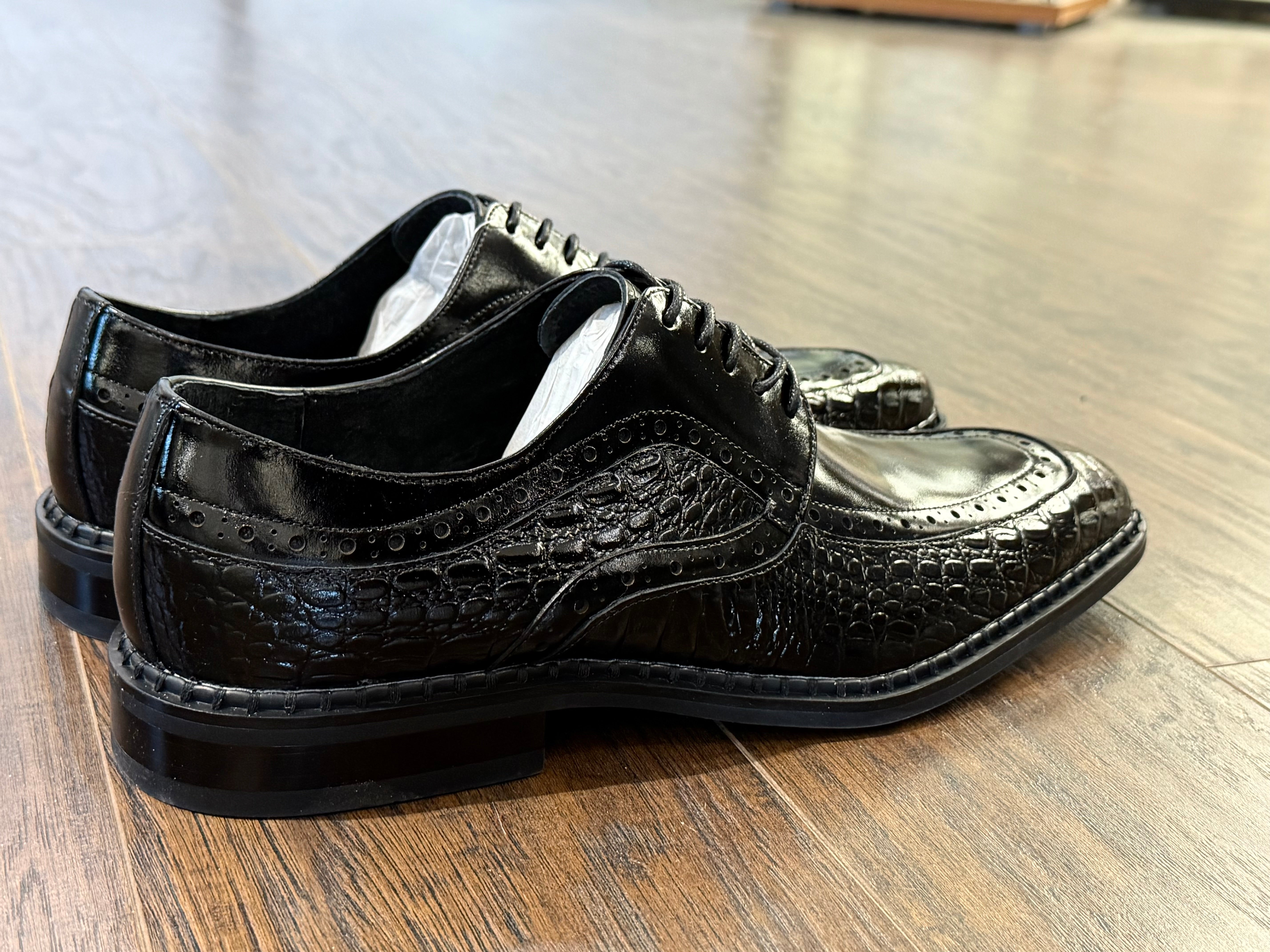 Giovani Leather Shoe "Terence" (Black)