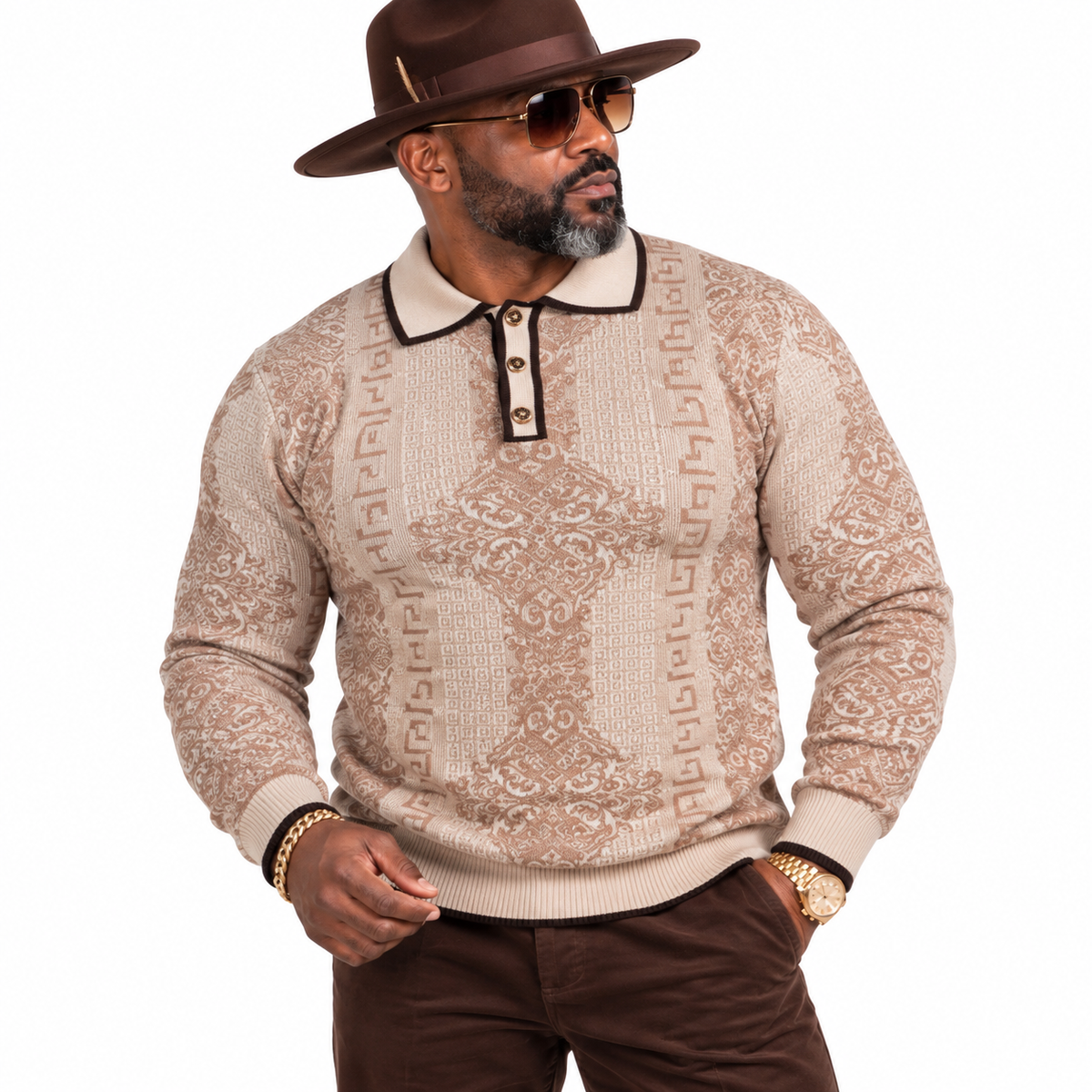 Prestige "Julio" Sweater (Stone) 447