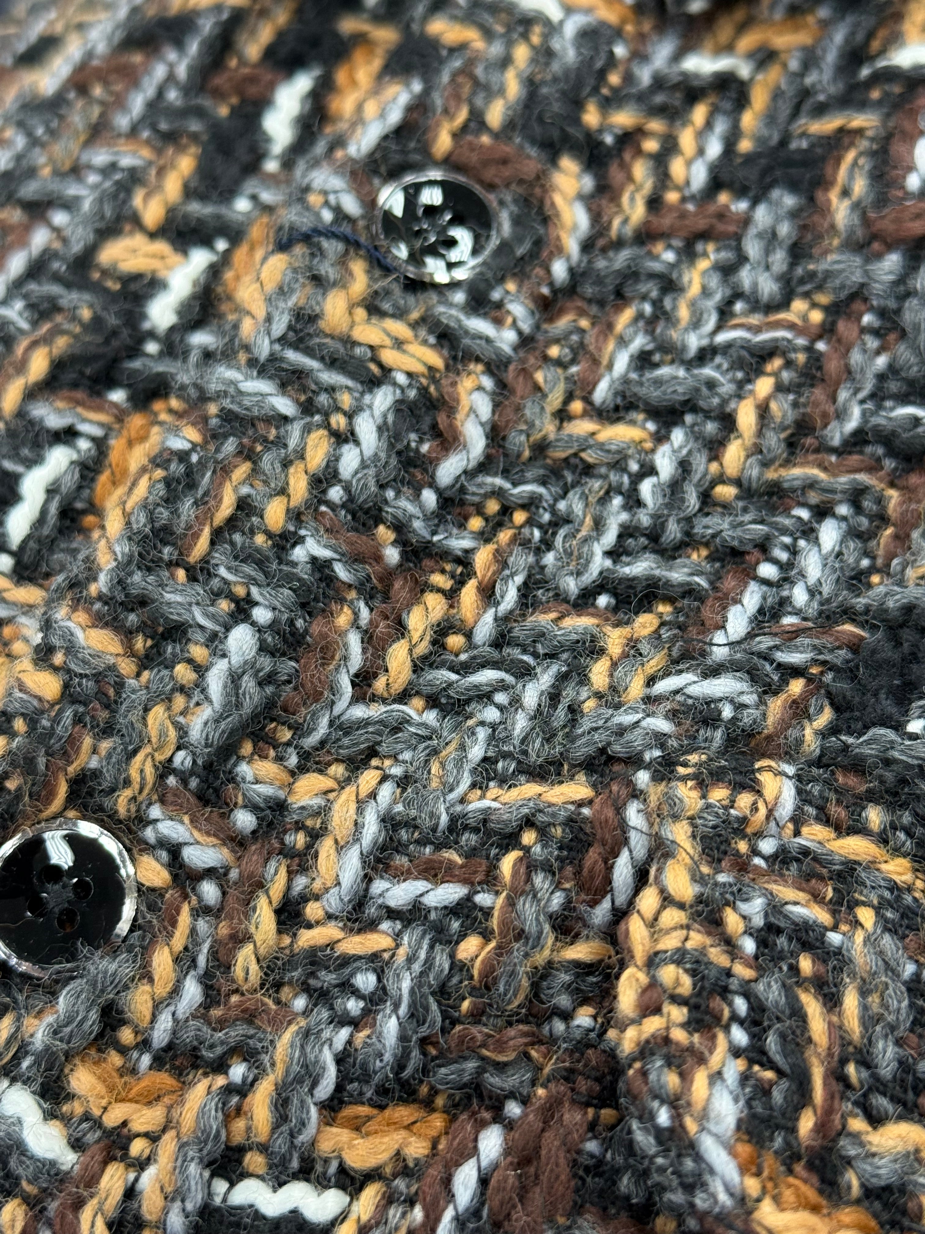 Lanzino Shirt Jacket (Black/Rust/Gray)