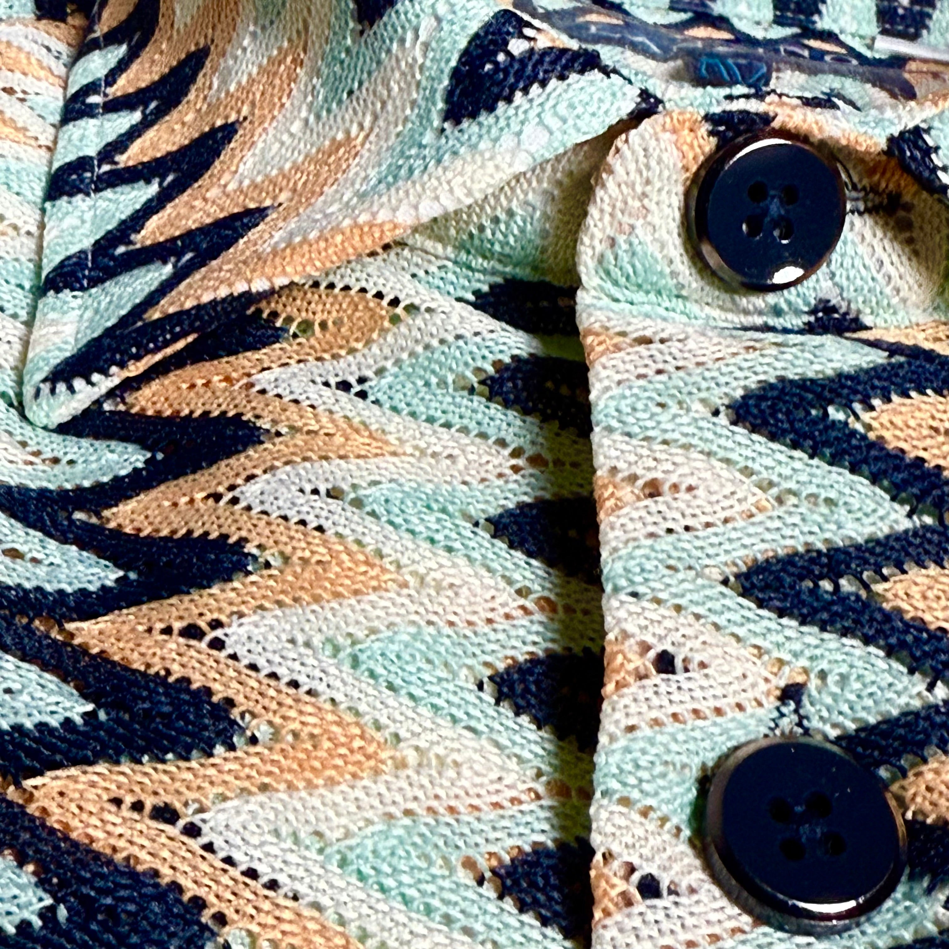 Lanzino "Woven" Short Sleeve Shirt (Navy) 102