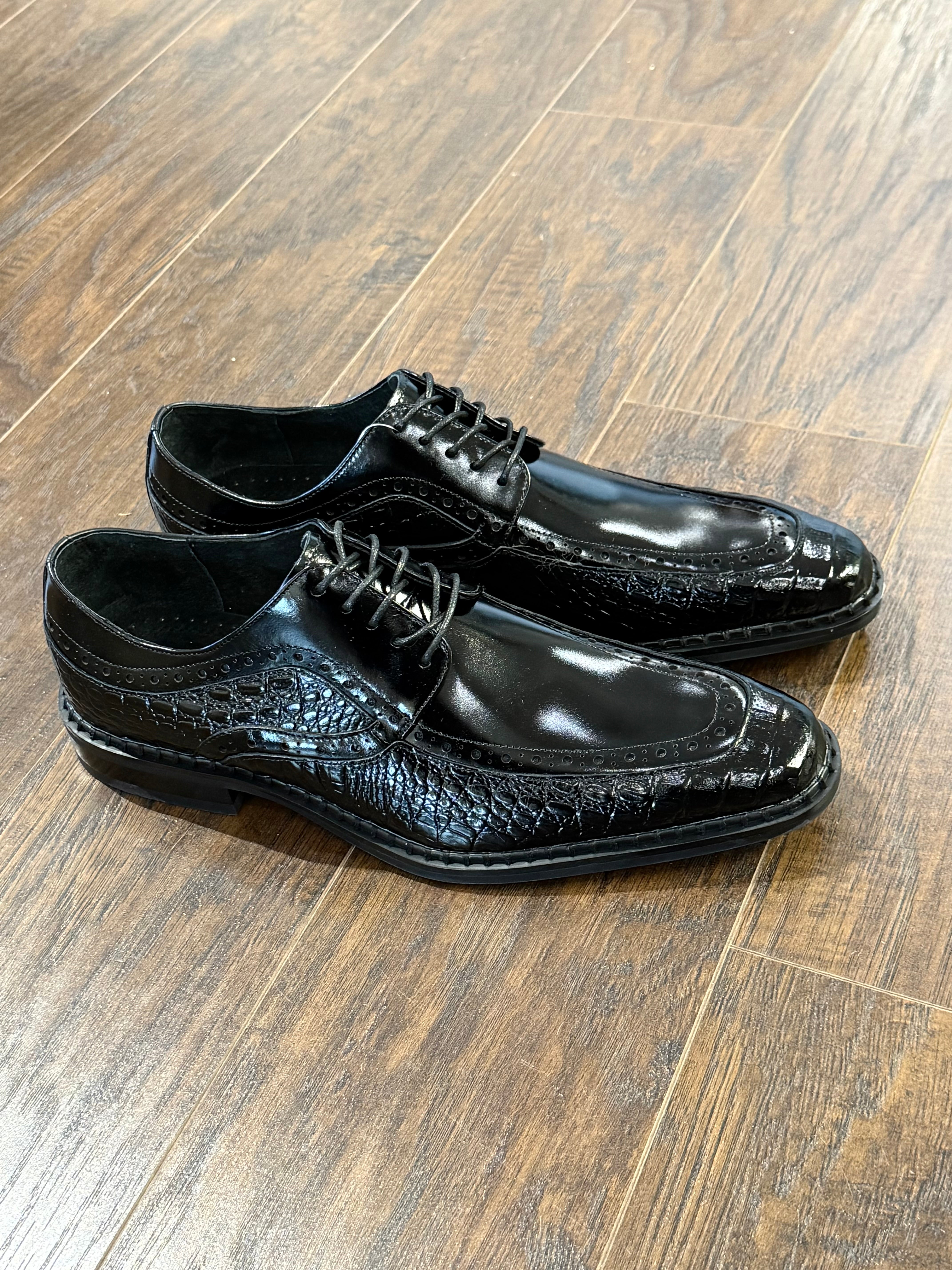 Giovani Leather Shoe "Terence" (Black)