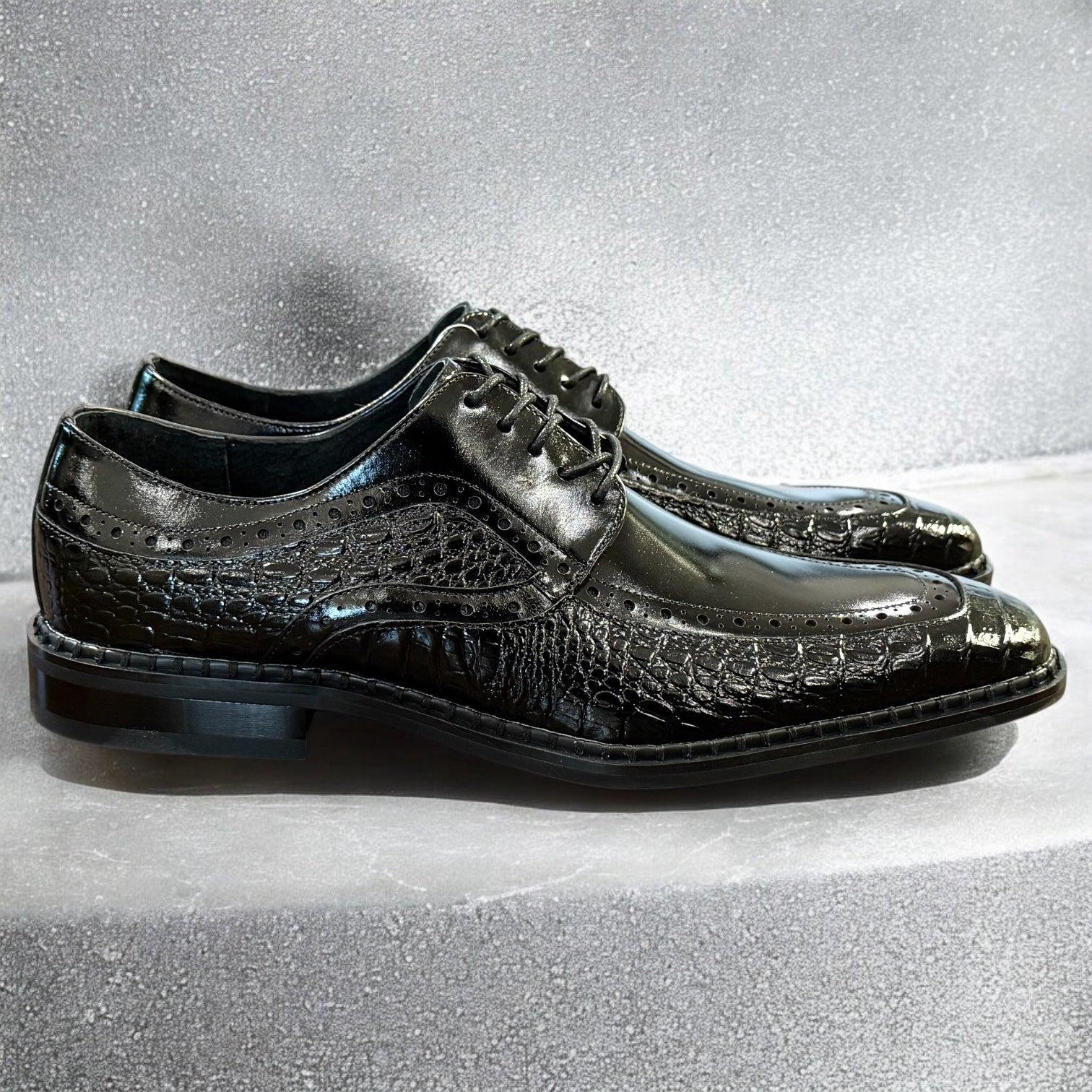 Giovani Leather Shoe "Terence" (Black)