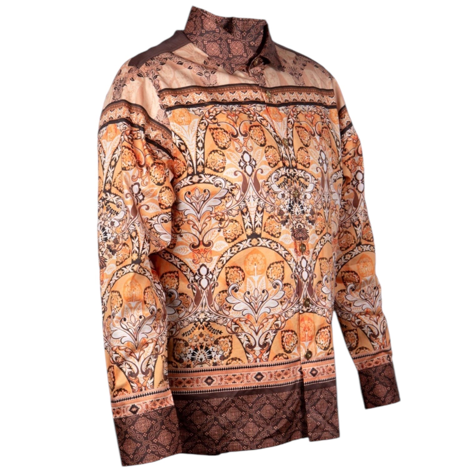 Prestige Cotton Luxury Shirt (Brown) 404