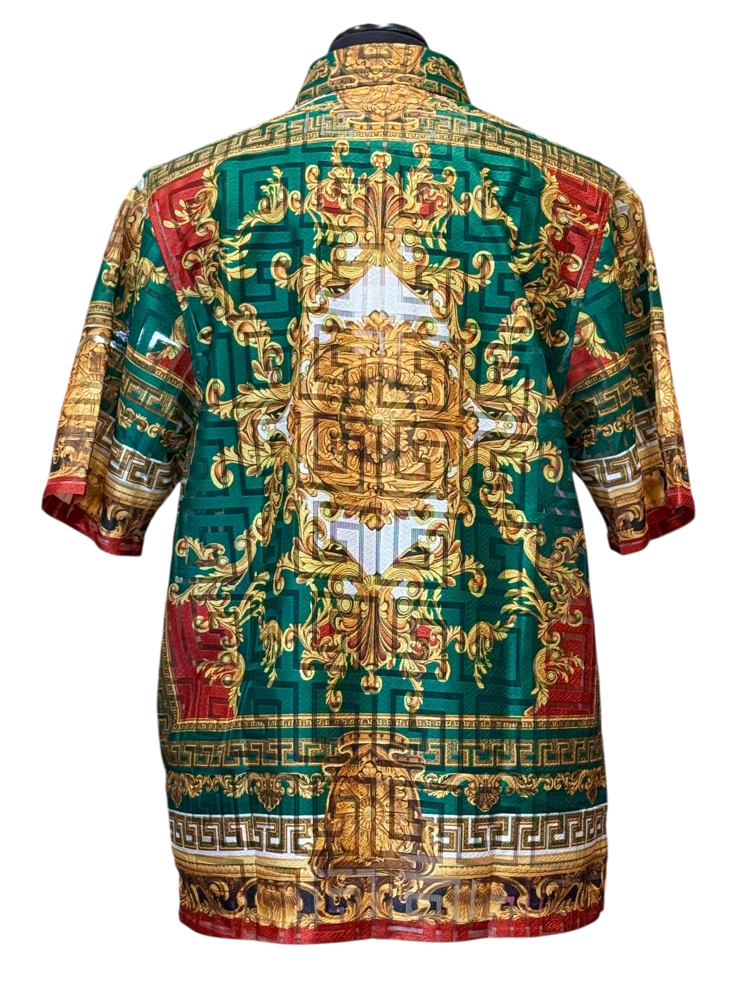 Prestige Lace Printed Shirt (Green) 253