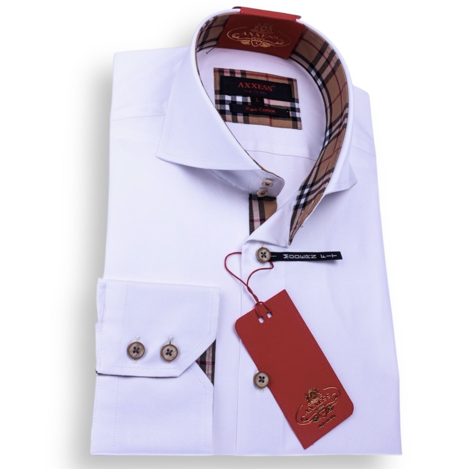 axxess dress shirts Axxess Burbs2" Long Sleeve Shirt L