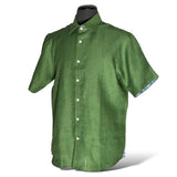 Inserch Linen S/S Shirt (Emerald) 717