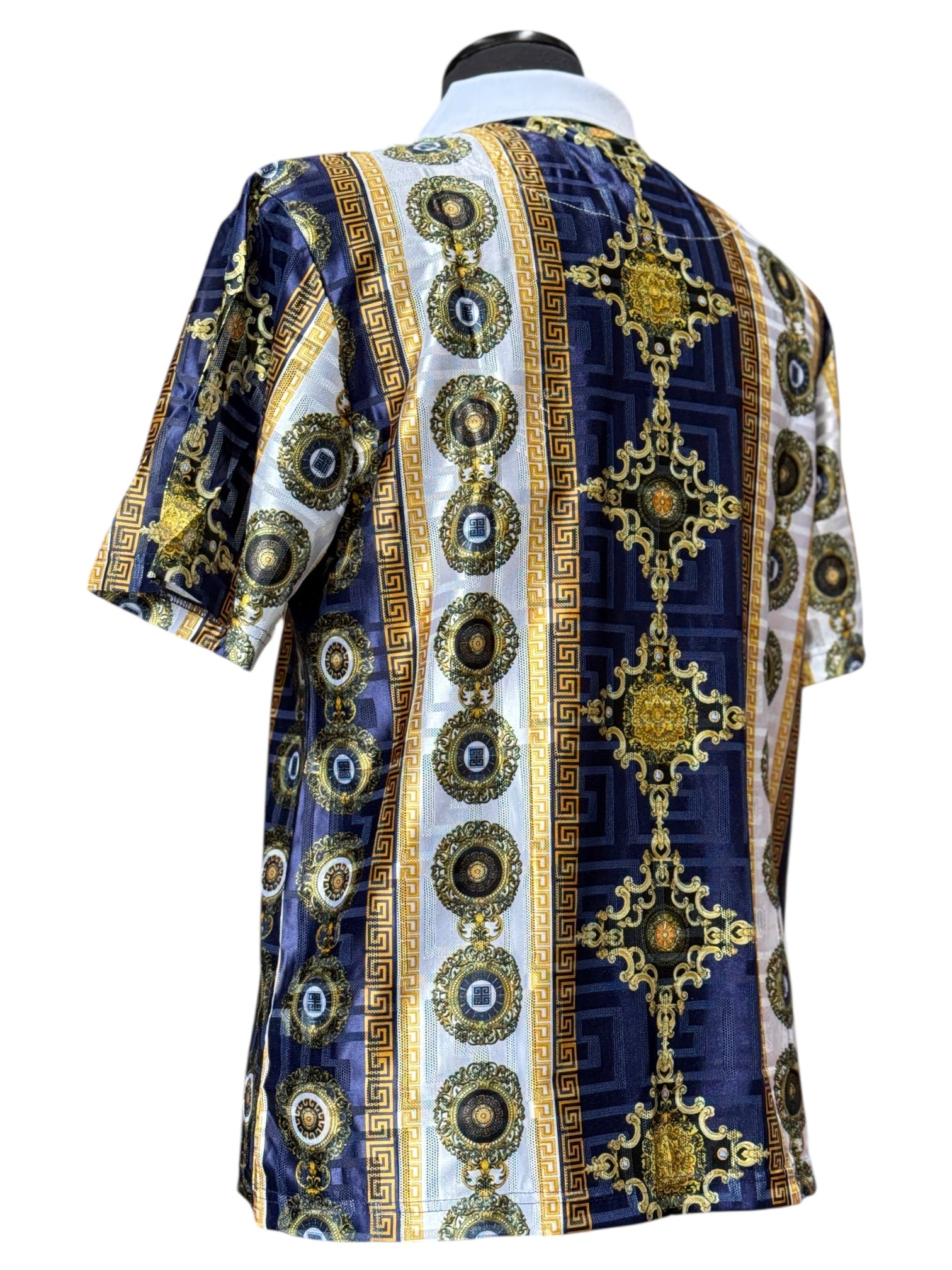 Prestige Digital Graphic Polo (Navy) 540