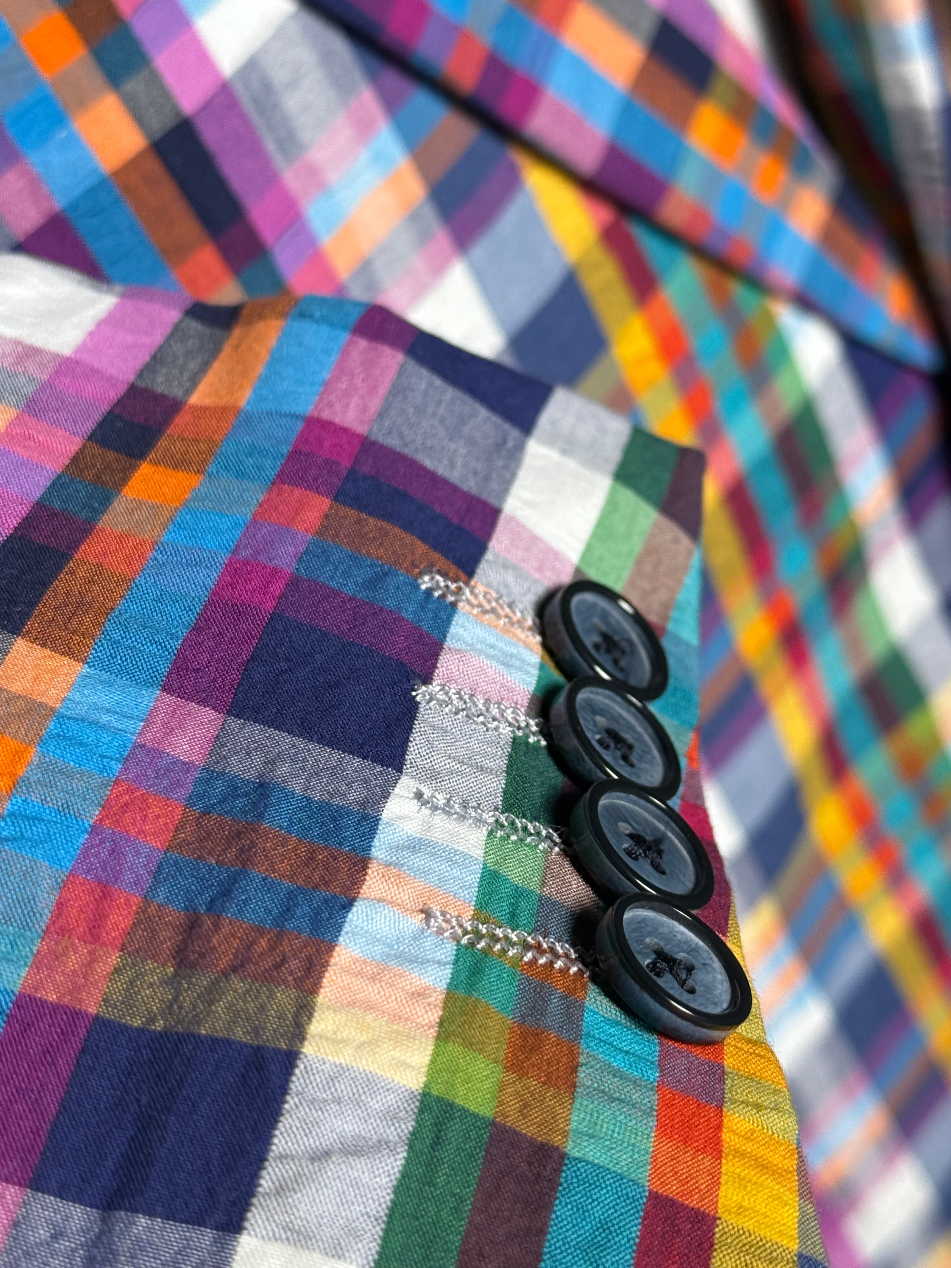 Inserch Seersucker "Countach" Blazer (Purple Multi)