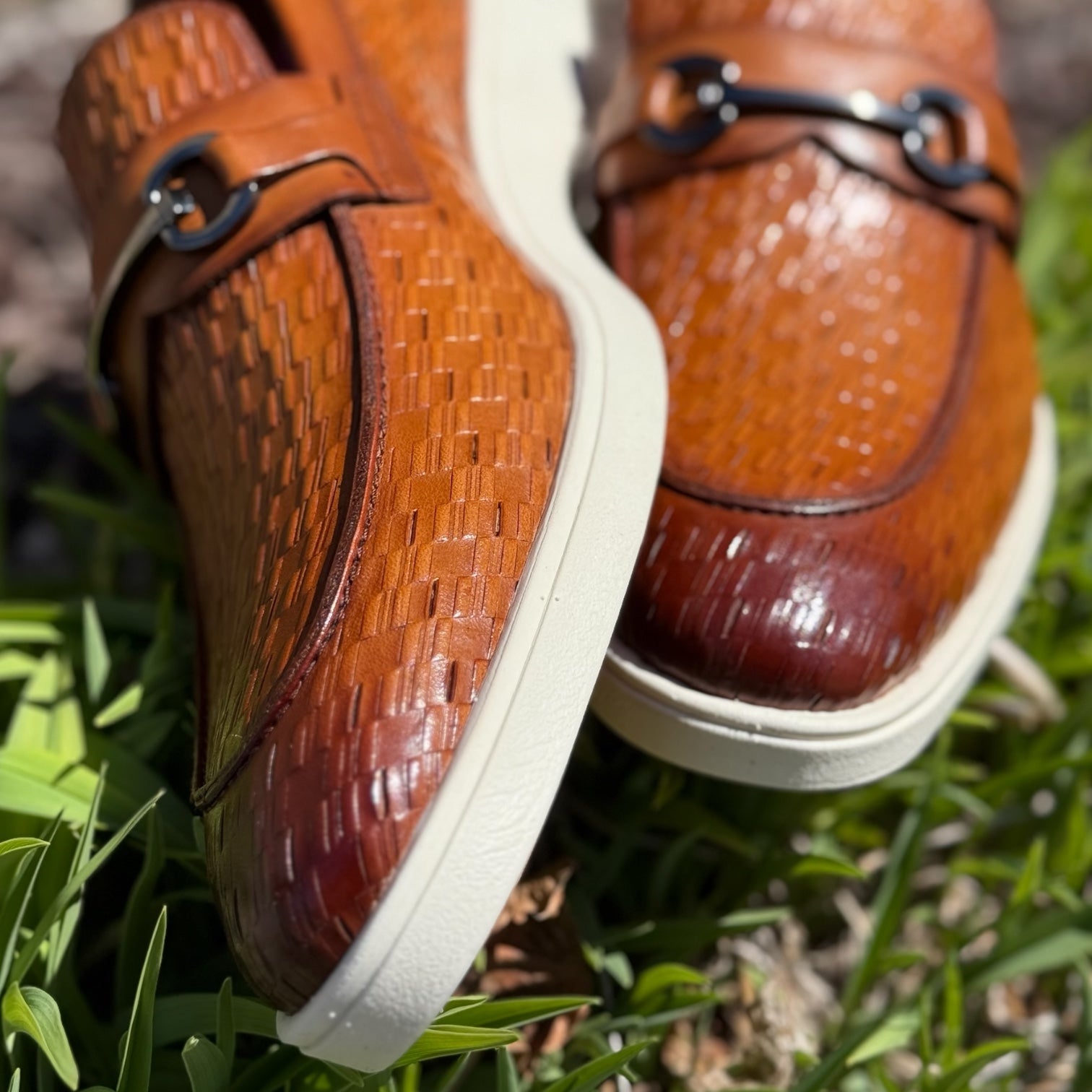 Stacy Adams Slip on Loafer (Tan)