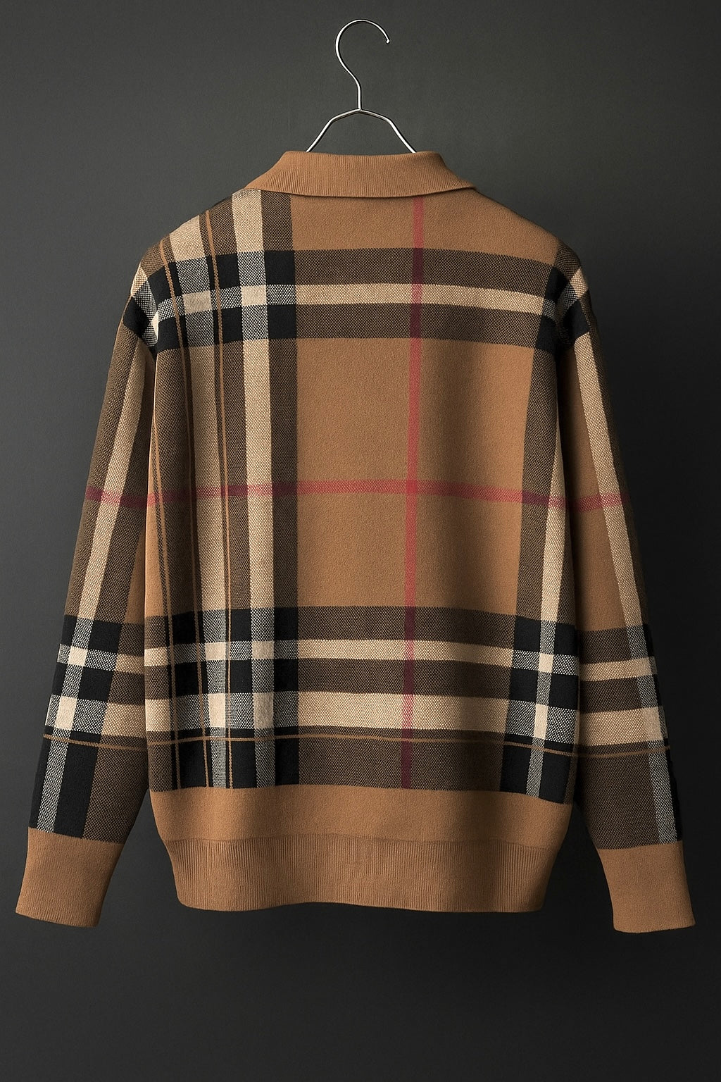 Lanzino "Burb" Button up Sweater (Tan)