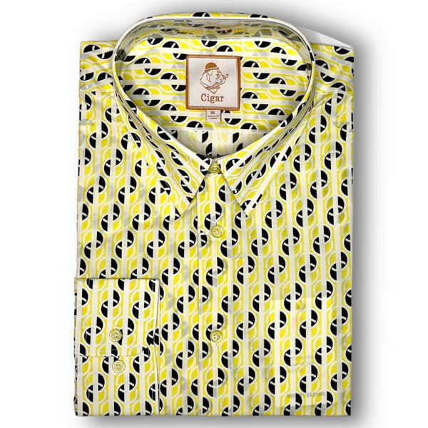 Cigar Couture "Sunset2" Shirt (Yellow) 4623