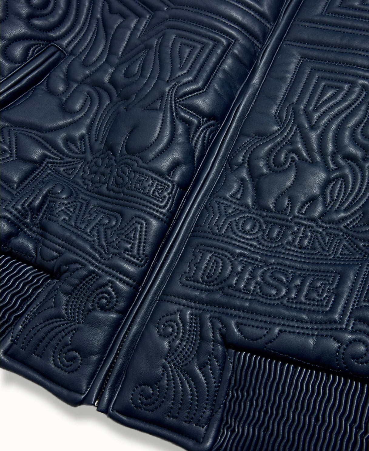 Graphic Bomber Jacket (Navy)