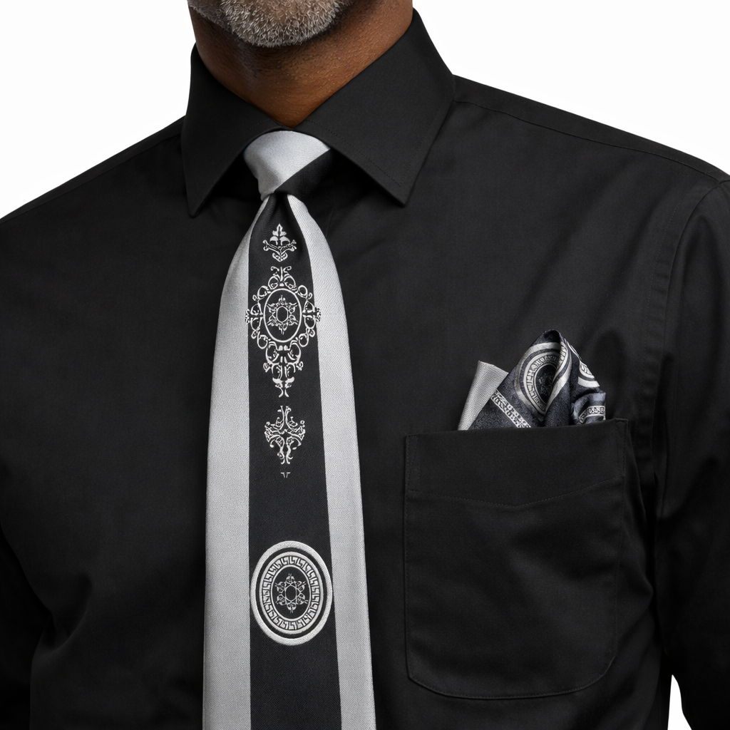 Rossi Man Tie & Pocket Round Set – RMR450-6