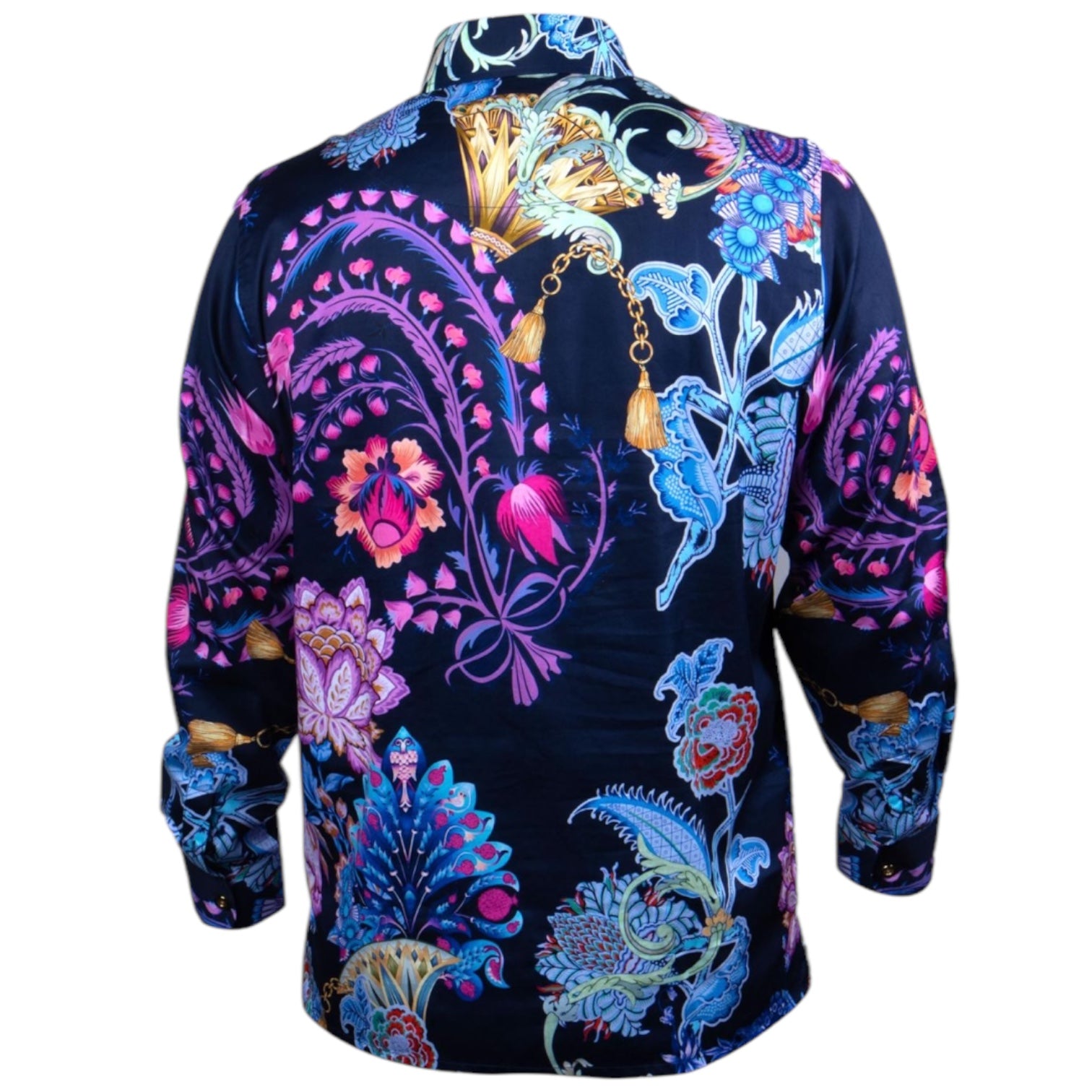 Prestige Cotton Luxury Shirt (Navy) 450