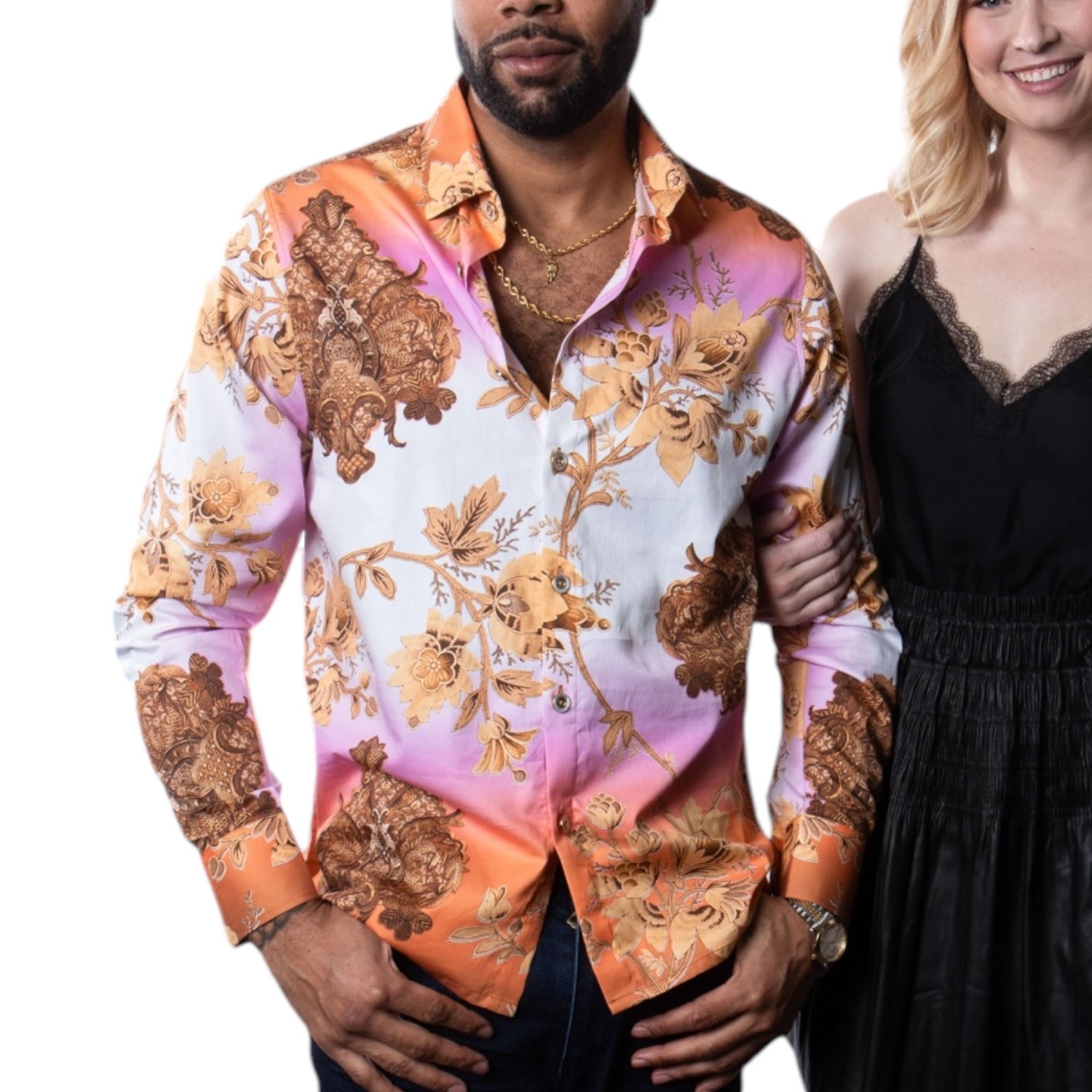 Prestige Cotton Luxury Shirt (Gold) 452