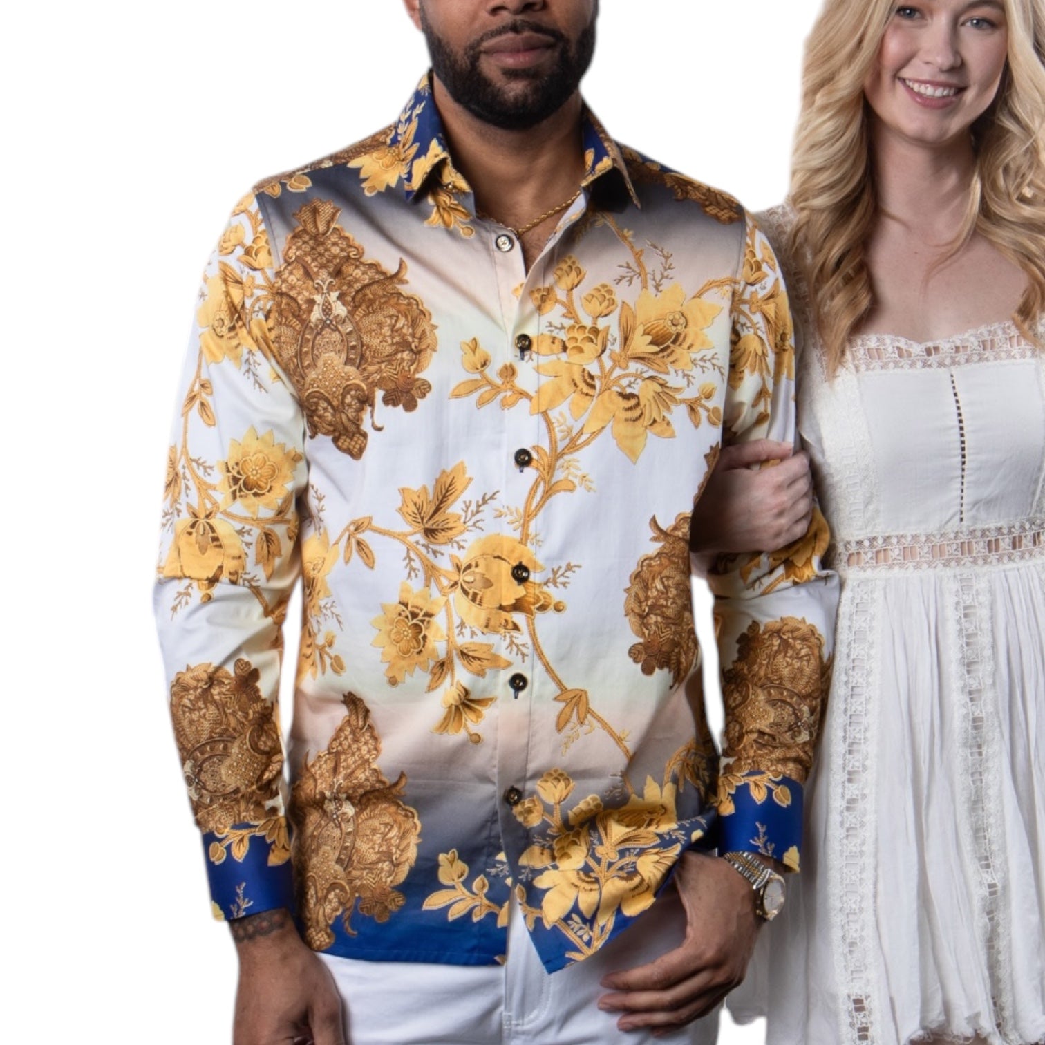 Prestige Cotton Luxury Shirt (Denim) 452