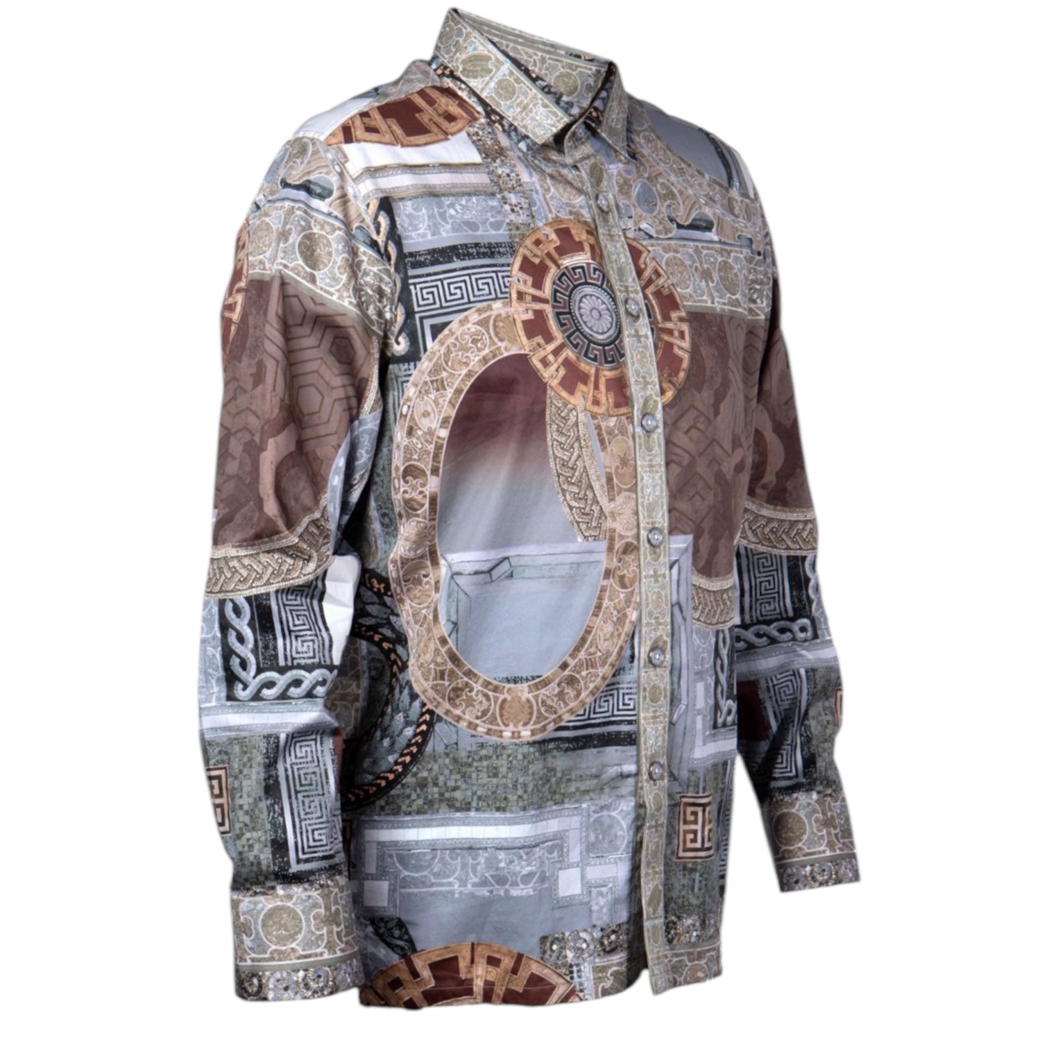 Prestige Cotton Luxury Shirt (Gray) 402