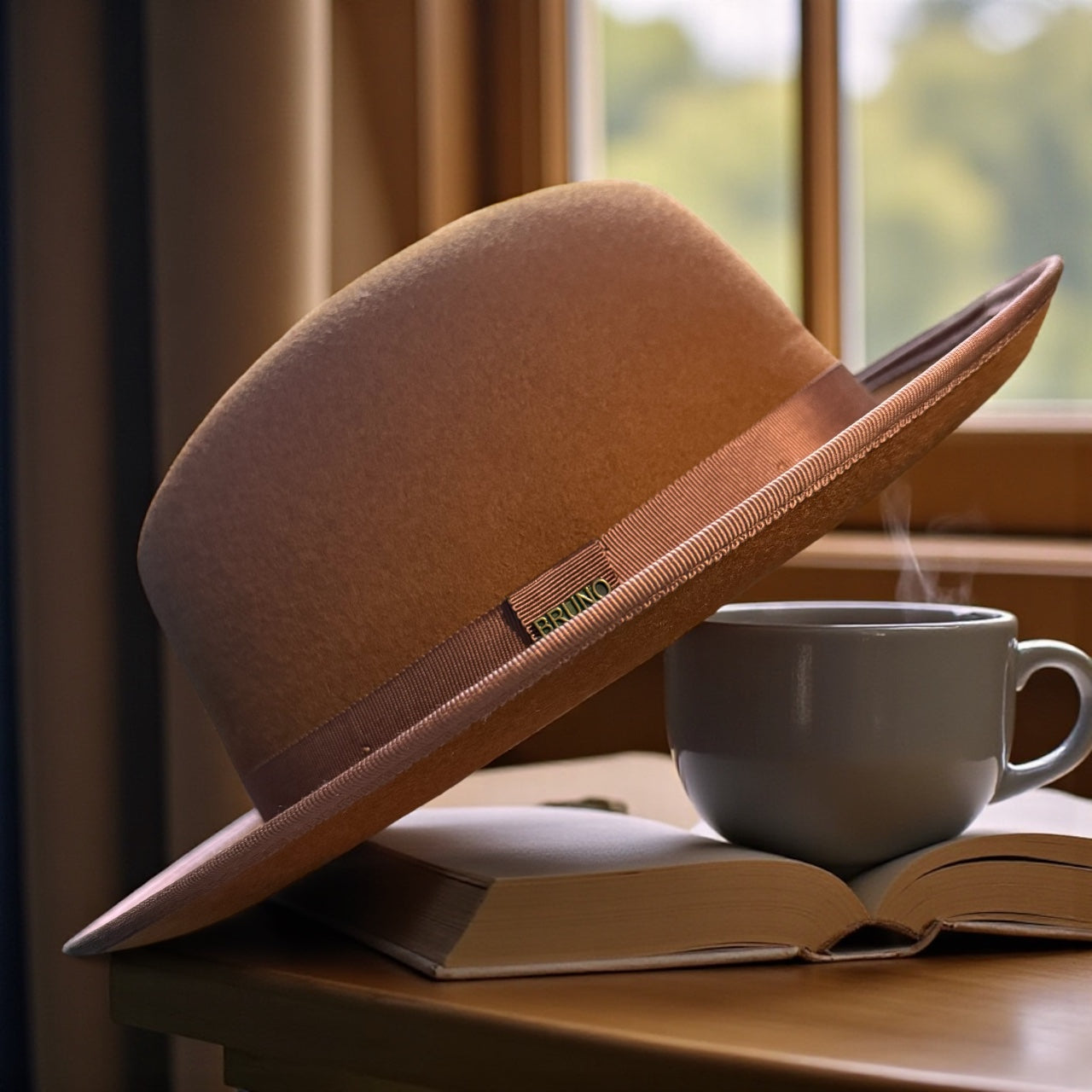 Bruno Capelo Wool "Keenan" Wool Hat (Cognac)