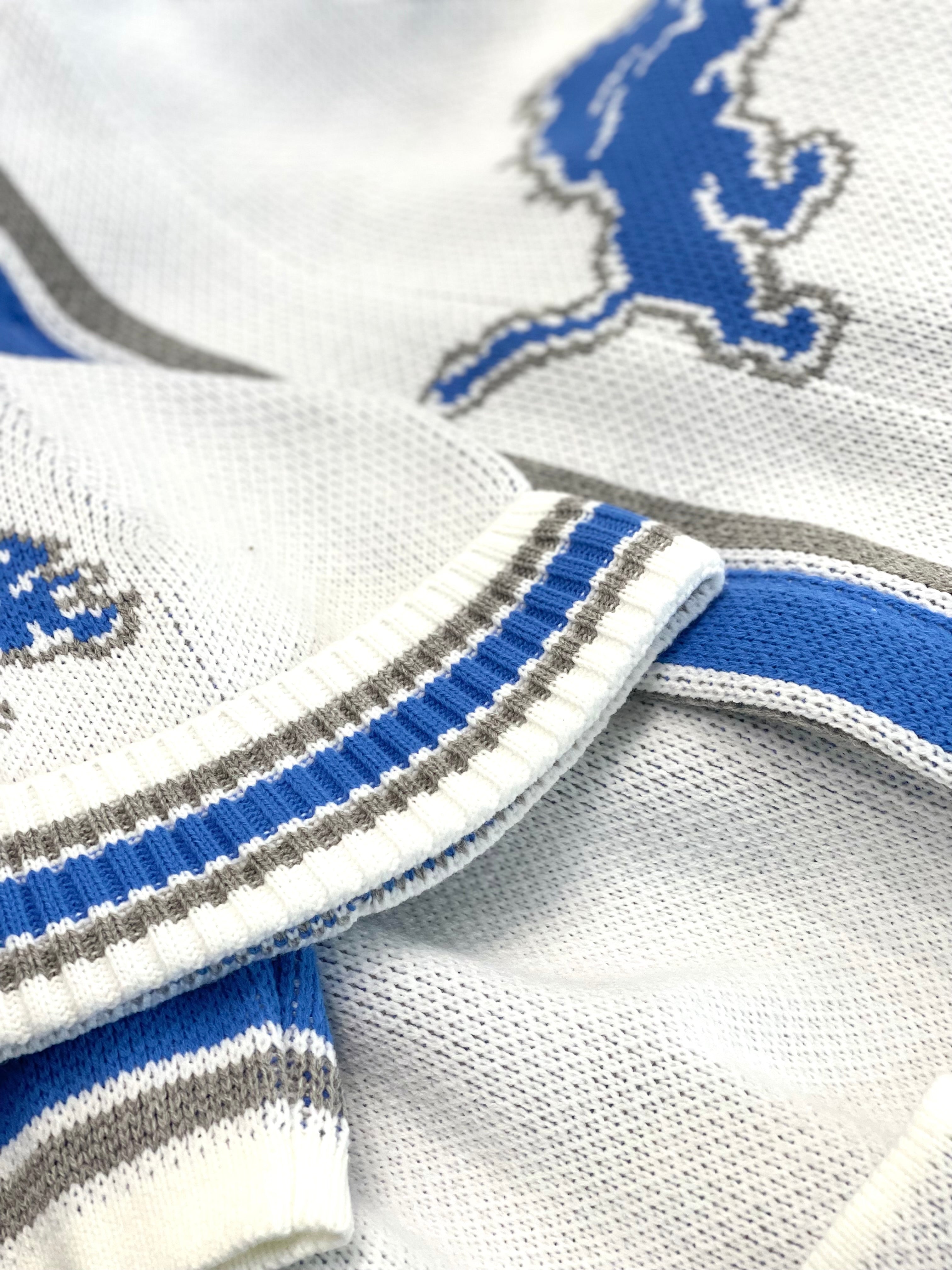 OIM "Detroit" 3/4 Length Sweater Jacket (White)