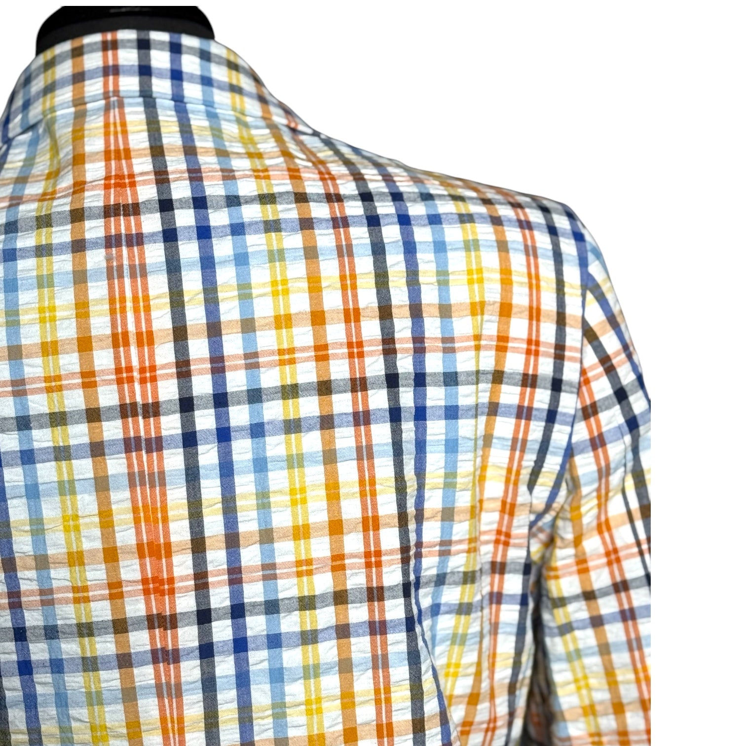 Inserch Seersucker "Countach" Blazer (Blue Multi)