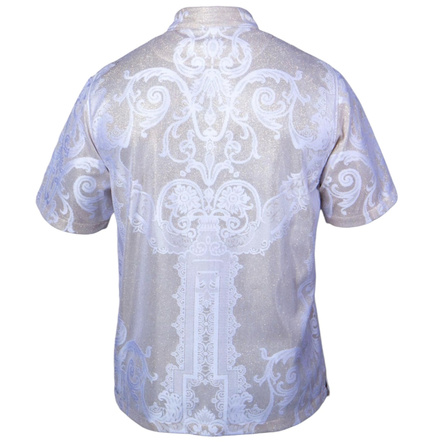 Prestige "Glitz" Printed Shirt (White/Gold) 522