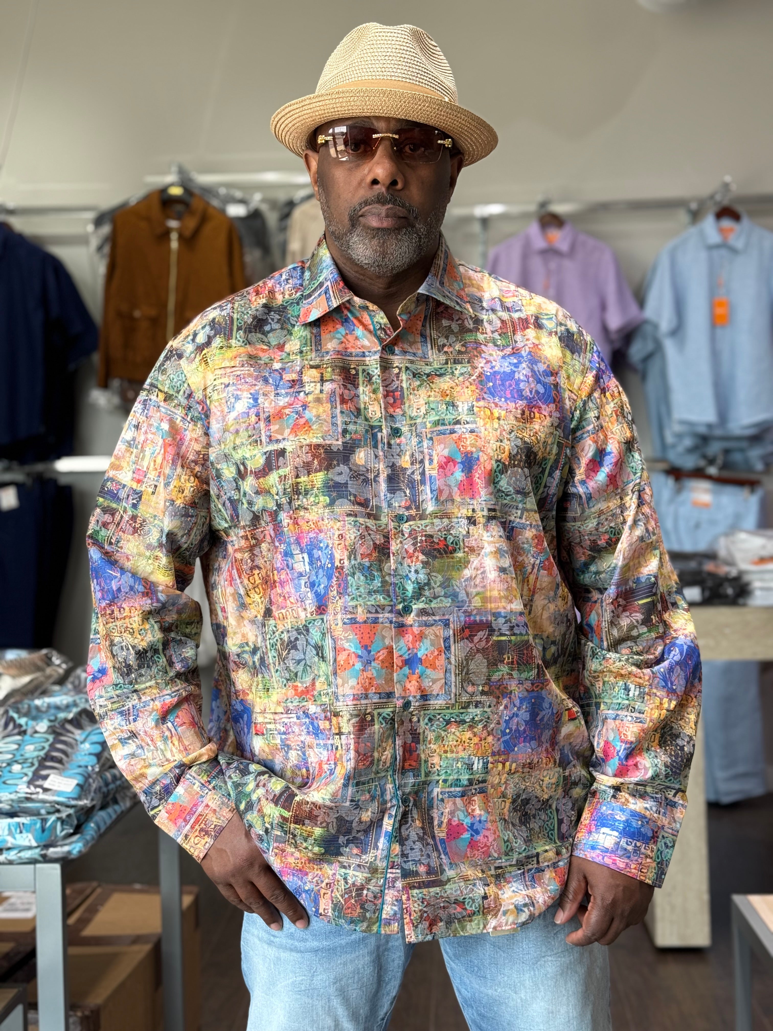 Cigar Couture "Dexter" Shirt (Green) 5017