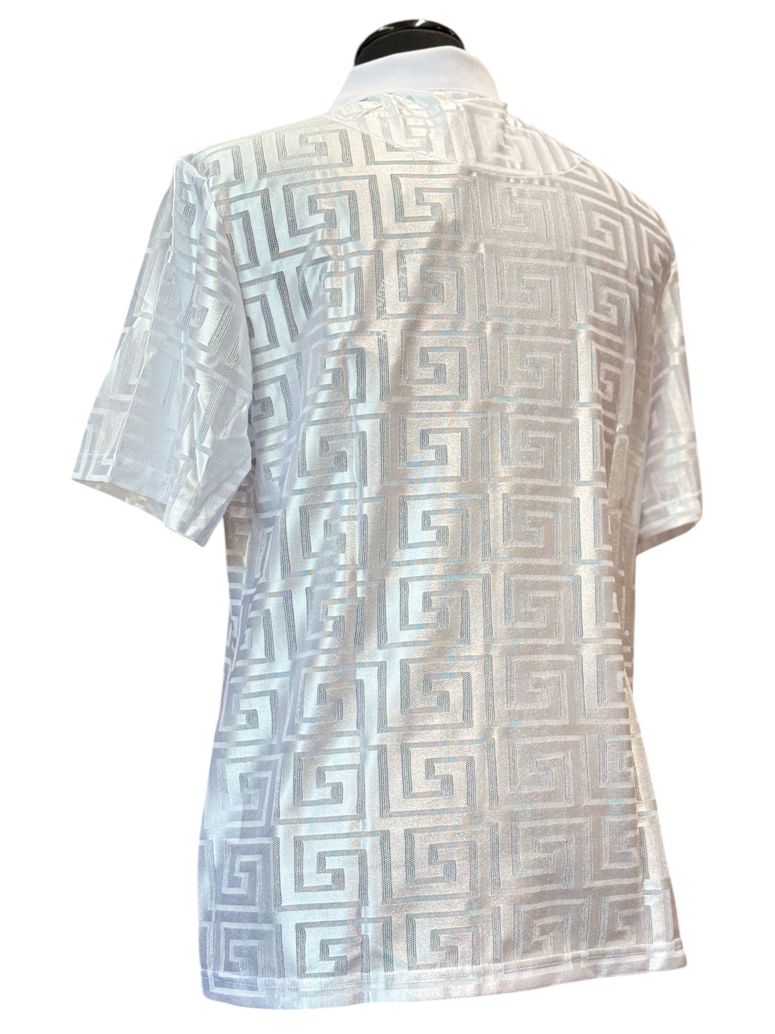 Prestige Digital Graphic Polo (White) 533