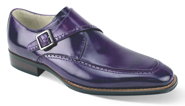 Giovani Leather Shoe (Purple) Amato
