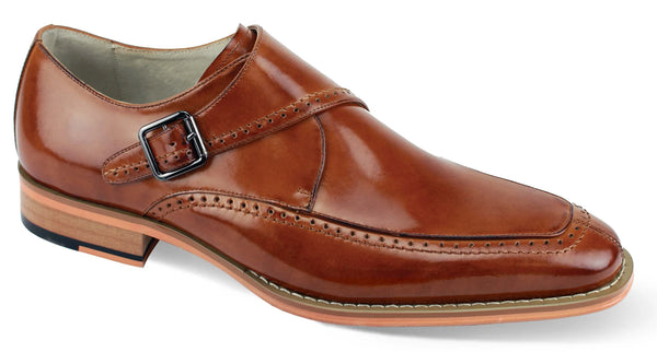 Giovani Leather Shoe (Tan) Amato